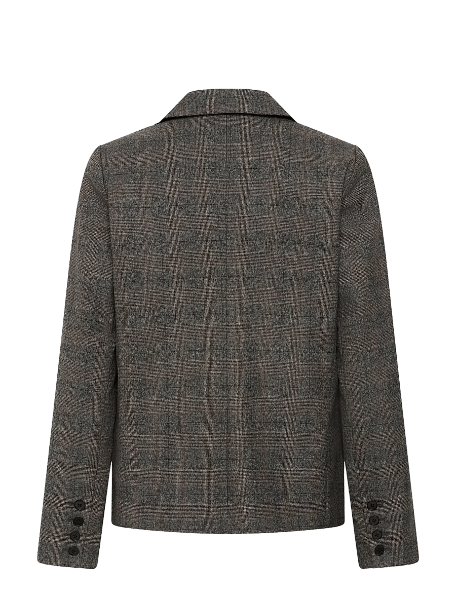 Part Two - ClarrissaPW Blazer - single breasted blazers - black check - 2