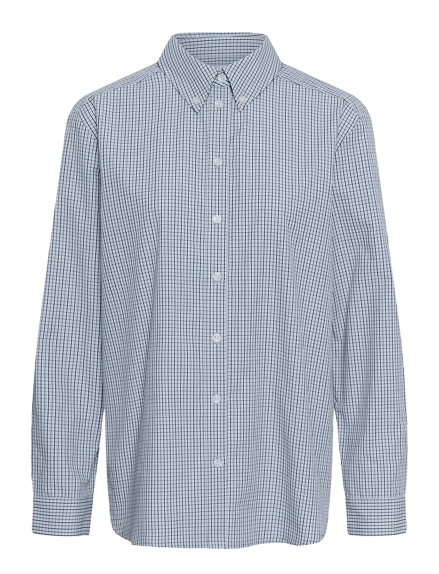 Part Two - ChrestellaPW Shirt - long-sleeved shirts - gray dawn check - 1