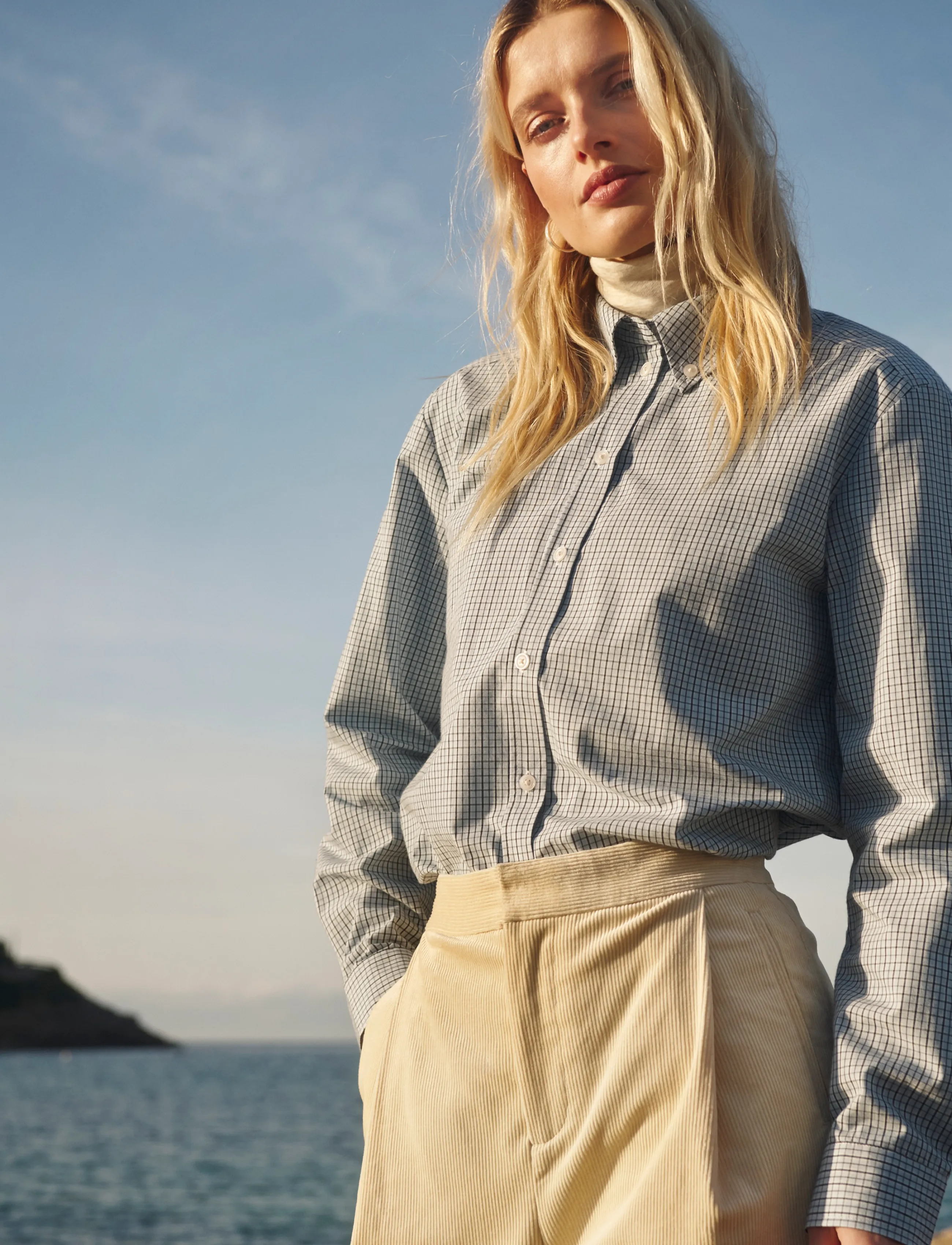 Part Two ChrestellaPW Shirt - Hemden - GRAY DAWN CHECK / grey