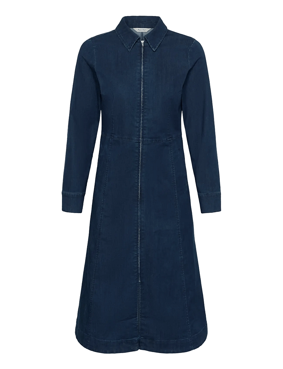 Part Two - ChenillaPW Dress - dark blue denim - 1