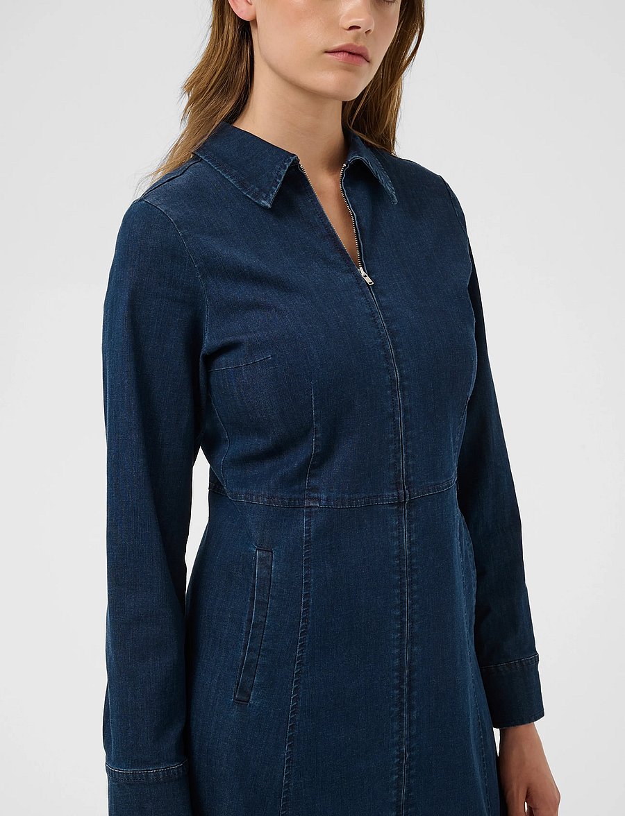 Part Two - ChenillaPW Dress - dark blue denim - 5