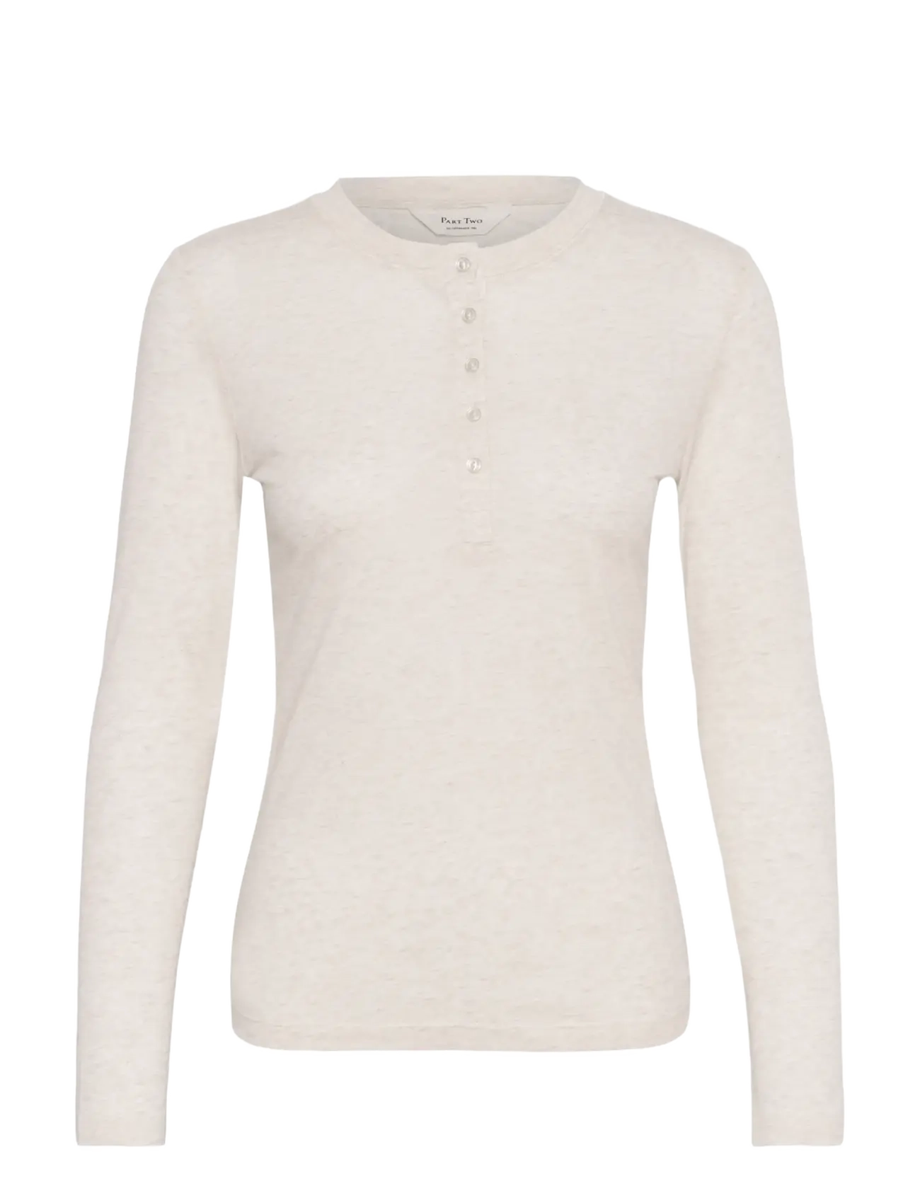 Part Two - ChattiaPW Tshirt - whitecap melange - 1