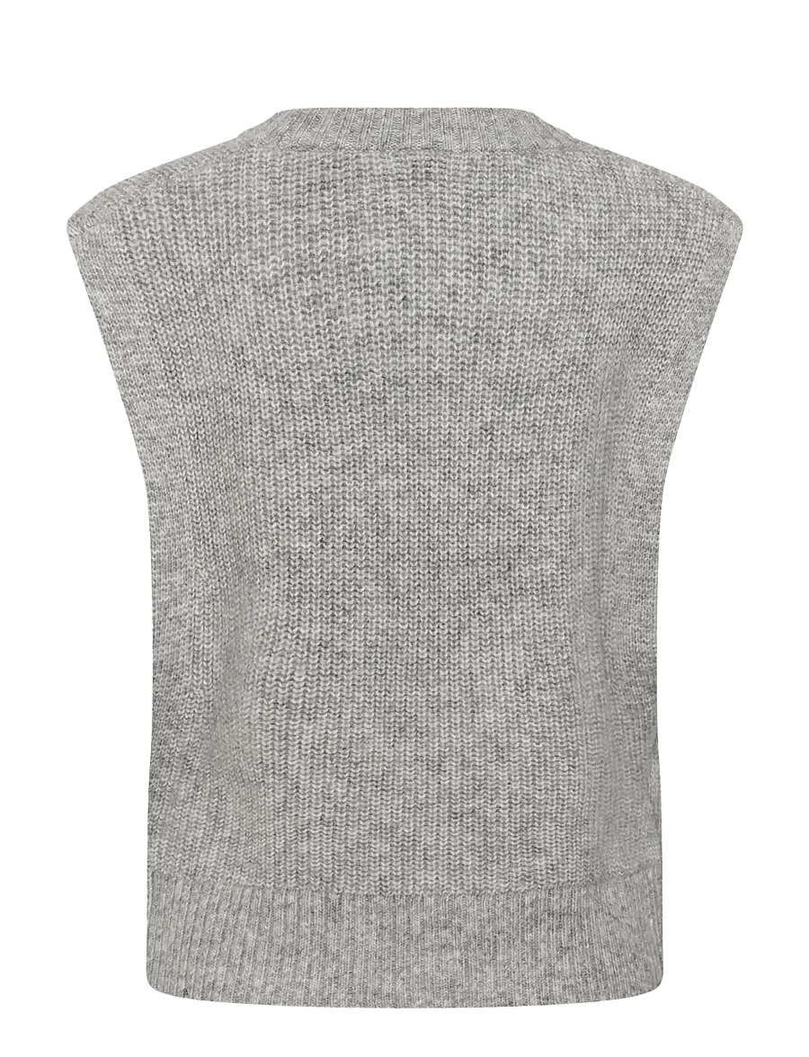 Part Two - CharlyePW Waistcoat - medium grey melange - 2