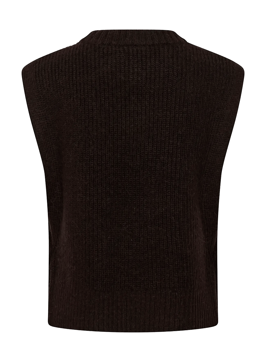 Part Two - CharlyePW Waistcoat - strikveste - mole' melange - 2
