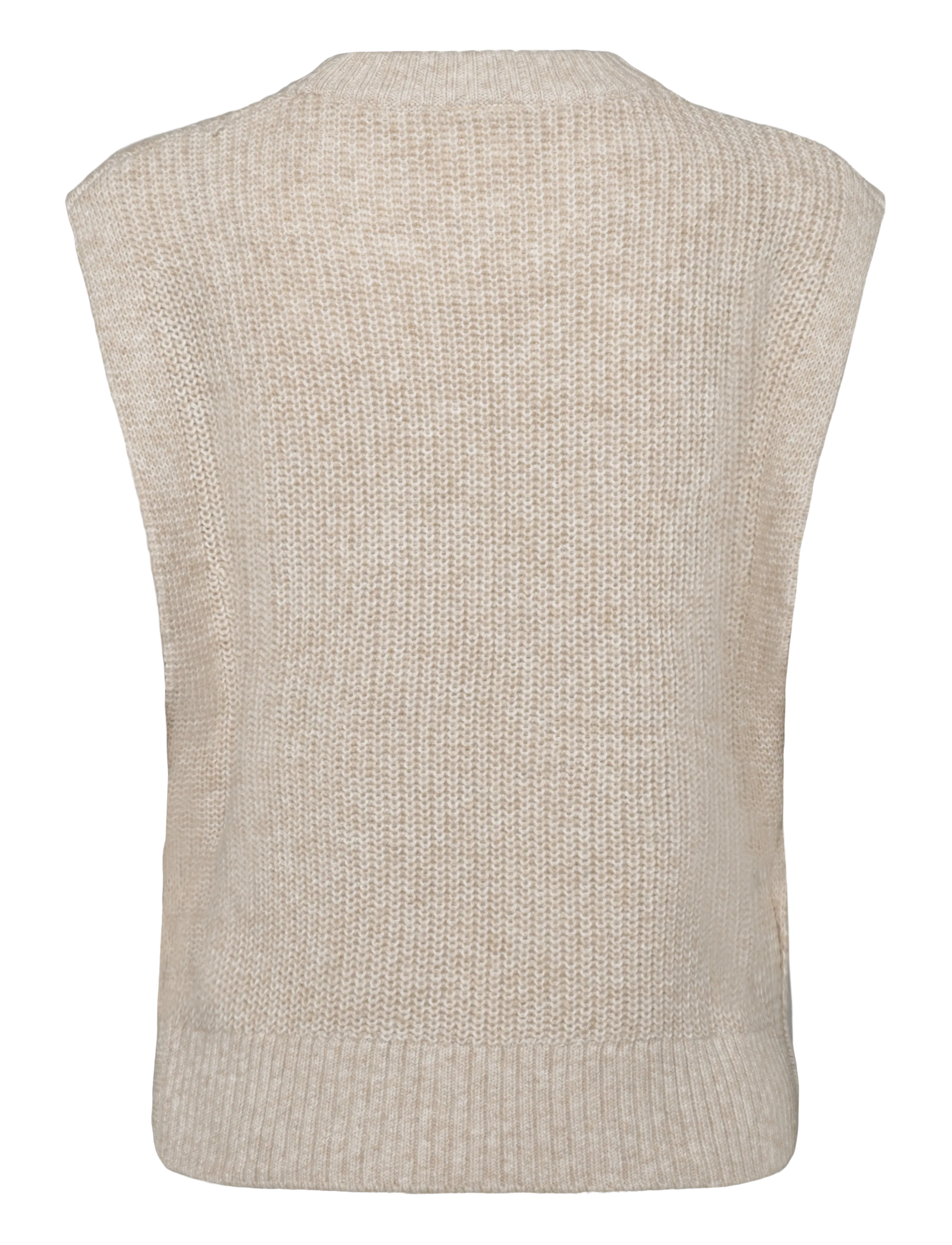 Part Two - CharlyePW Waistcoat - kootud vestid - whitecap melange - 1