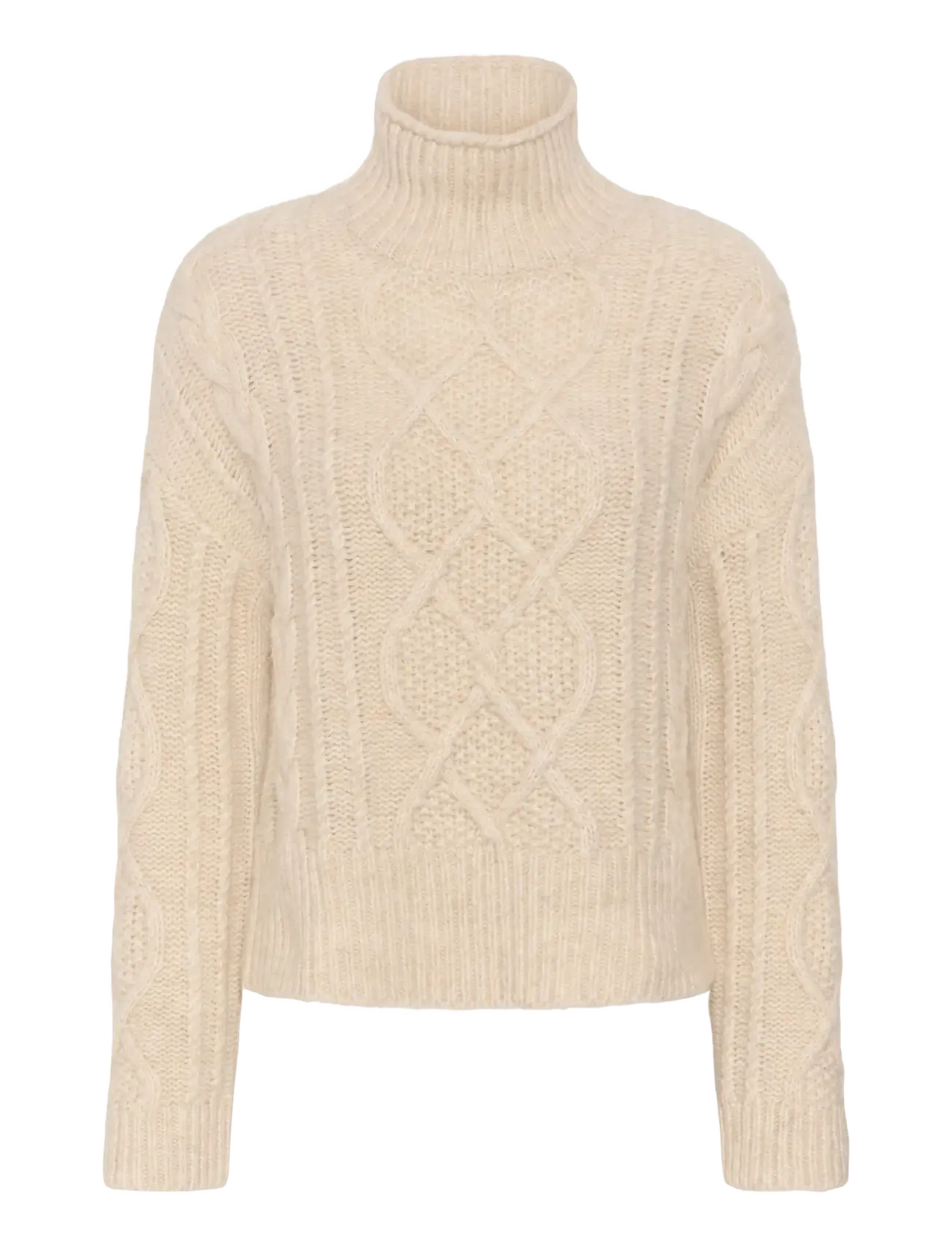 Part Two ChannaPW Pullover - Jumpers - WHITECAP MELANGE / cream