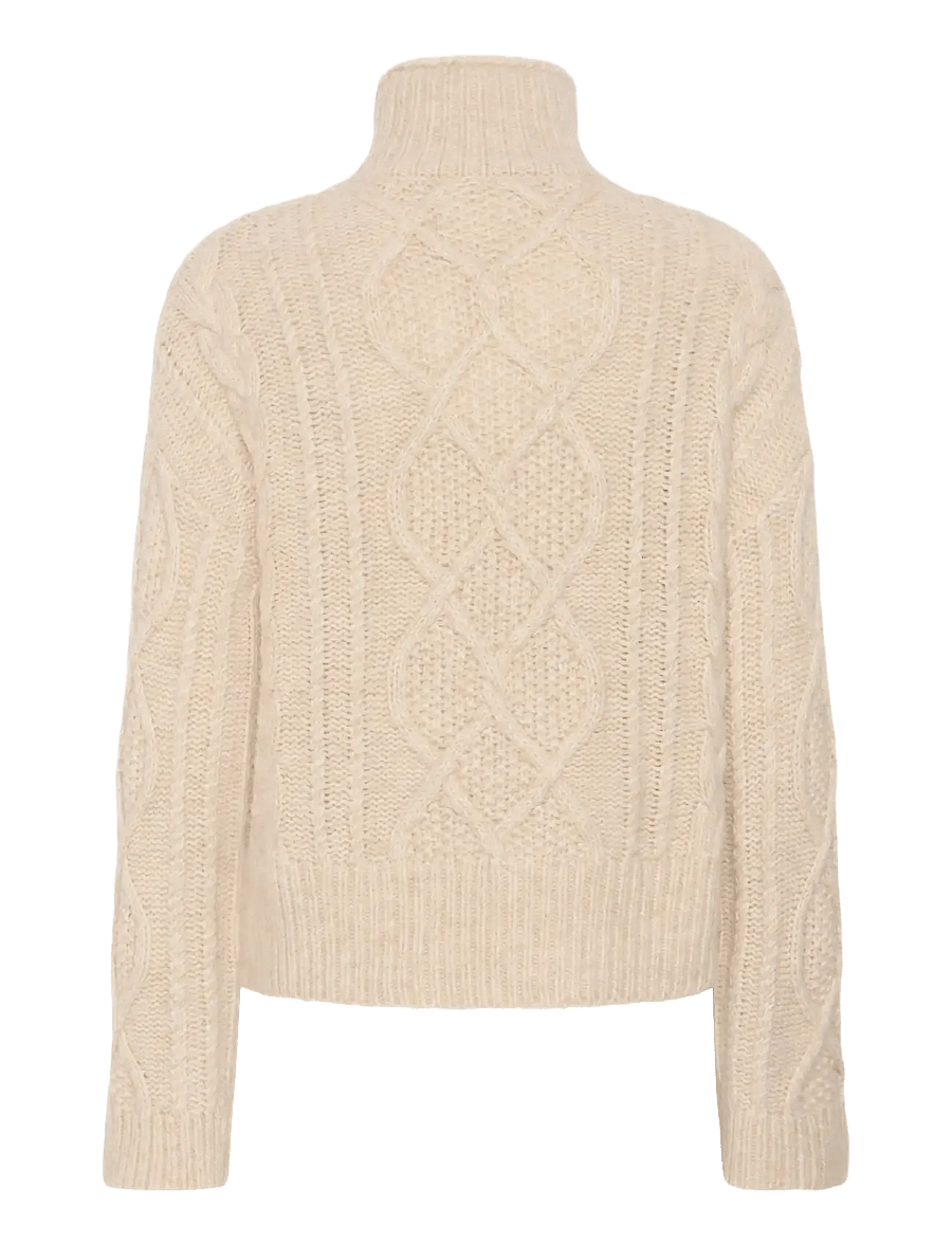 Part Two - ChannaPW Pullover - jumpers - whitecap melange - 2