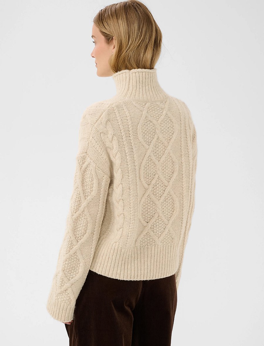 Part Two - ChannaPW Pullover - jumpers - whitecap melange - 4