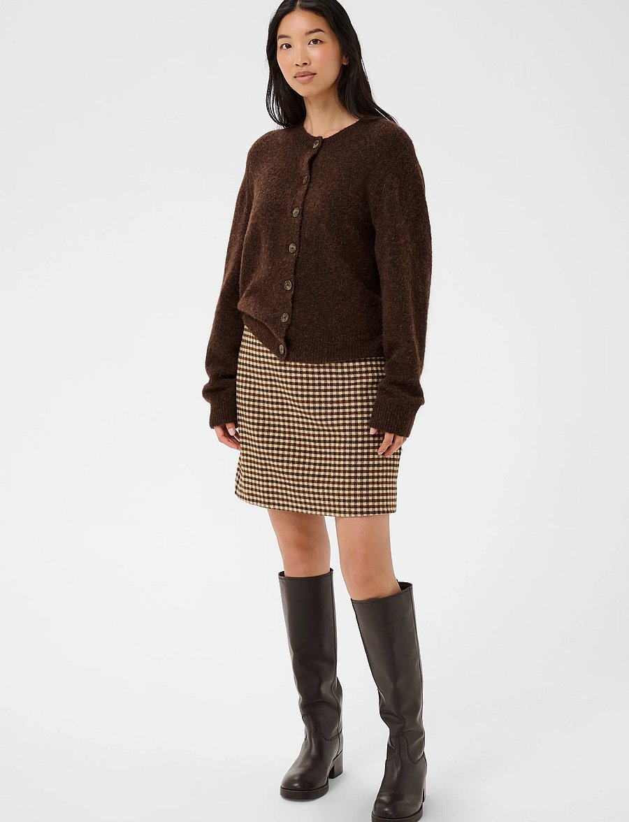 Part Two - ChaniePW Cardigan - koftor - downtown brown melange - 0