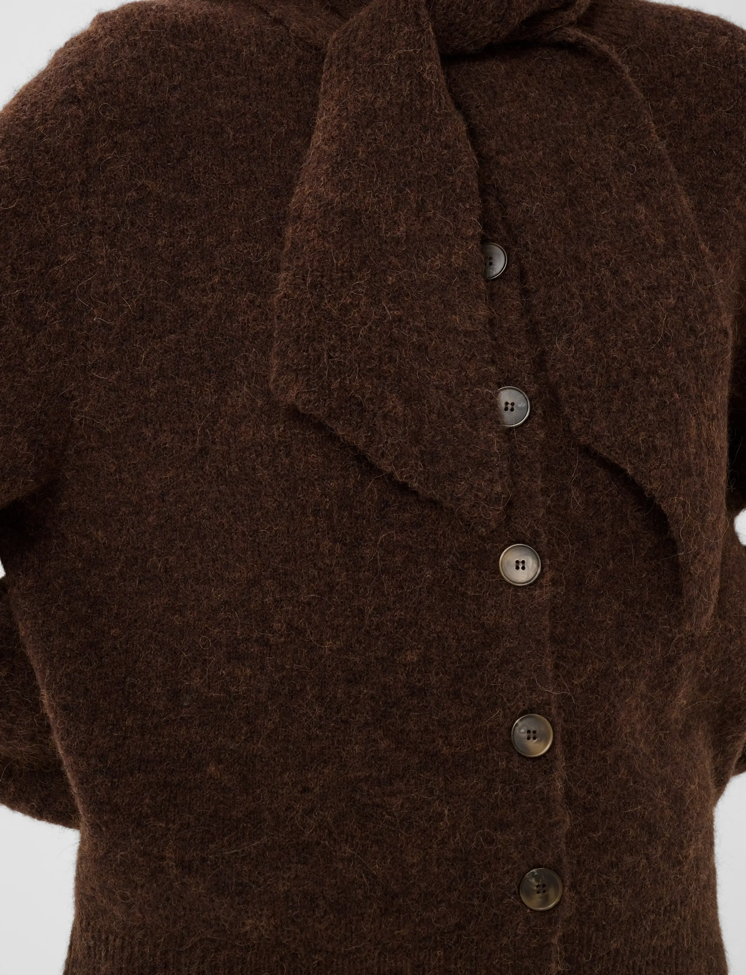Part Two - ChaniePW Cardigan - koftor - downtown brown melange - 4
