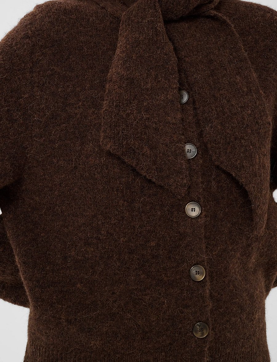 Part Two - ChaniePW Cardigan - koftor - downtown brown melange - 4