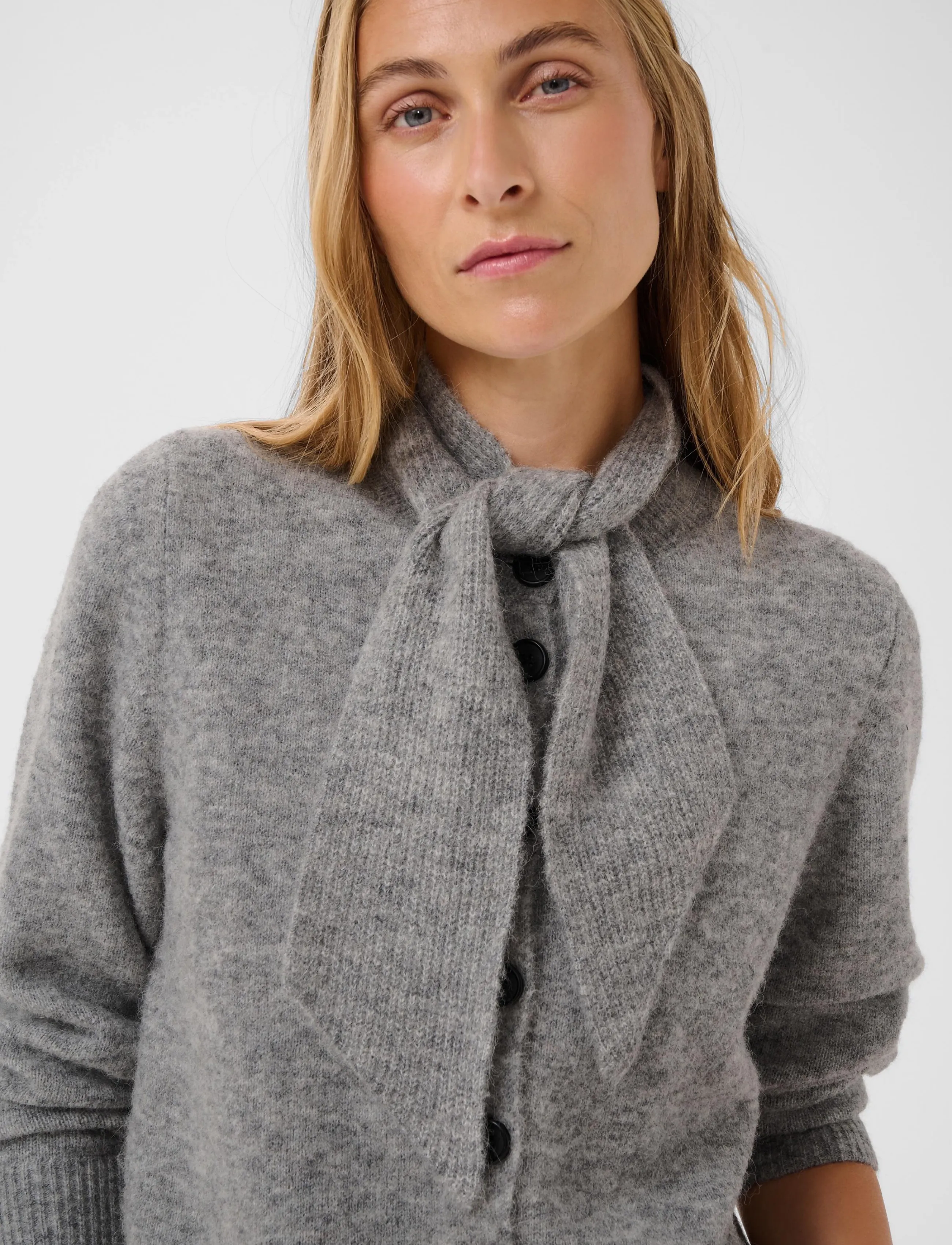 Part Two - ChaniePW Cardigan - koftor - steeple gray melange - 5