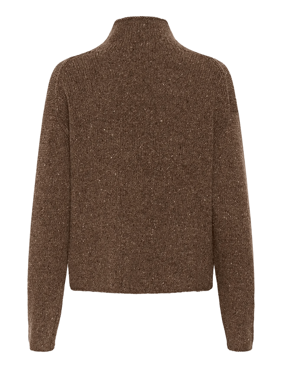 Part Two - ChanellyPW Pullover - striktrøjer - brown nepse - 2