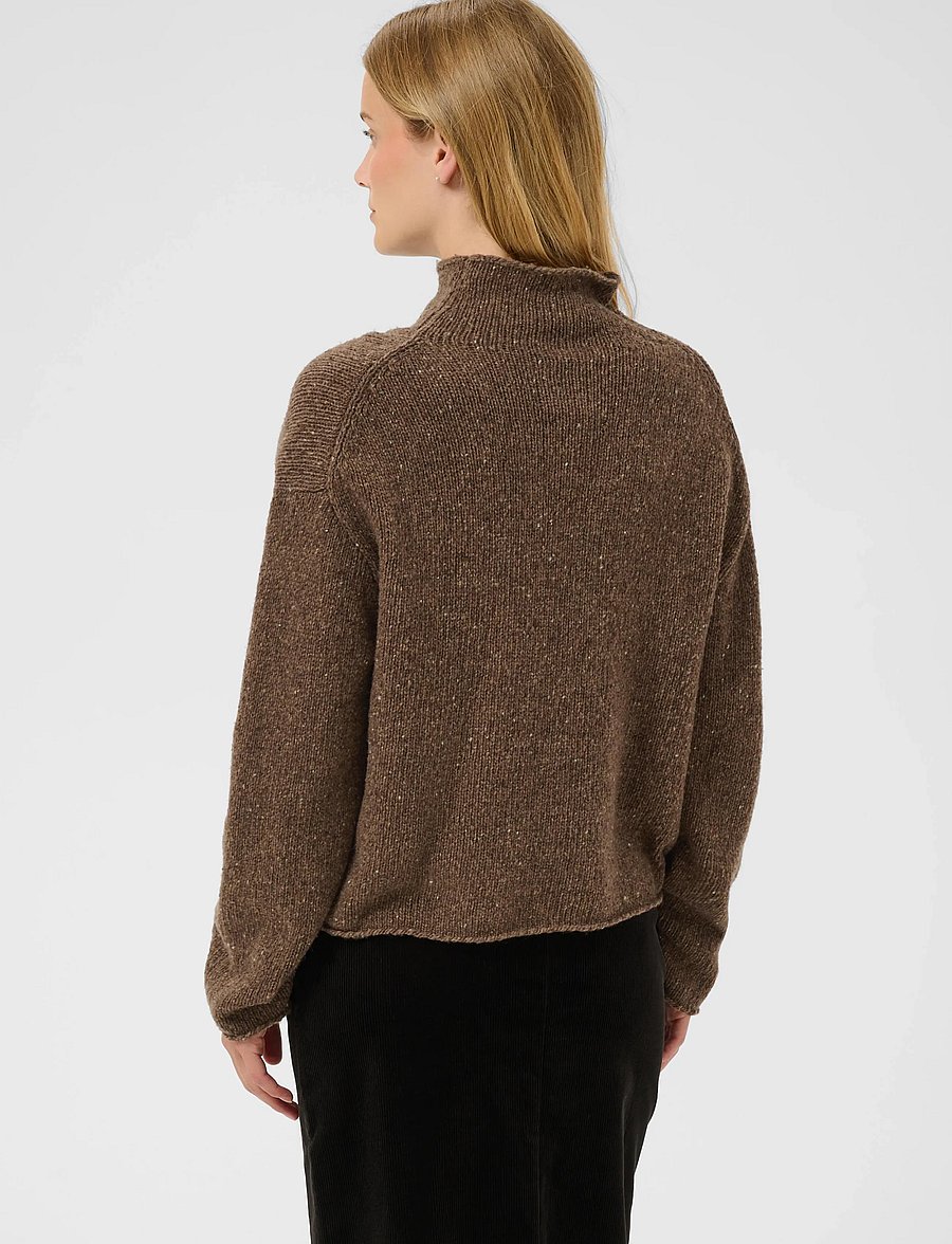 Part Two - ChanellyPW Pullover - striktrøjer - brown nepse - 4
