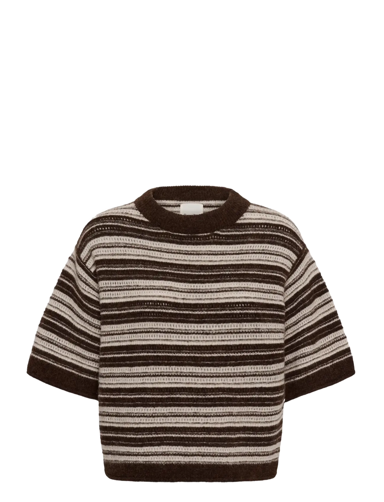 Part Two - CerysPW Pullover - striktrøjer - brown/french oak stripe - 1