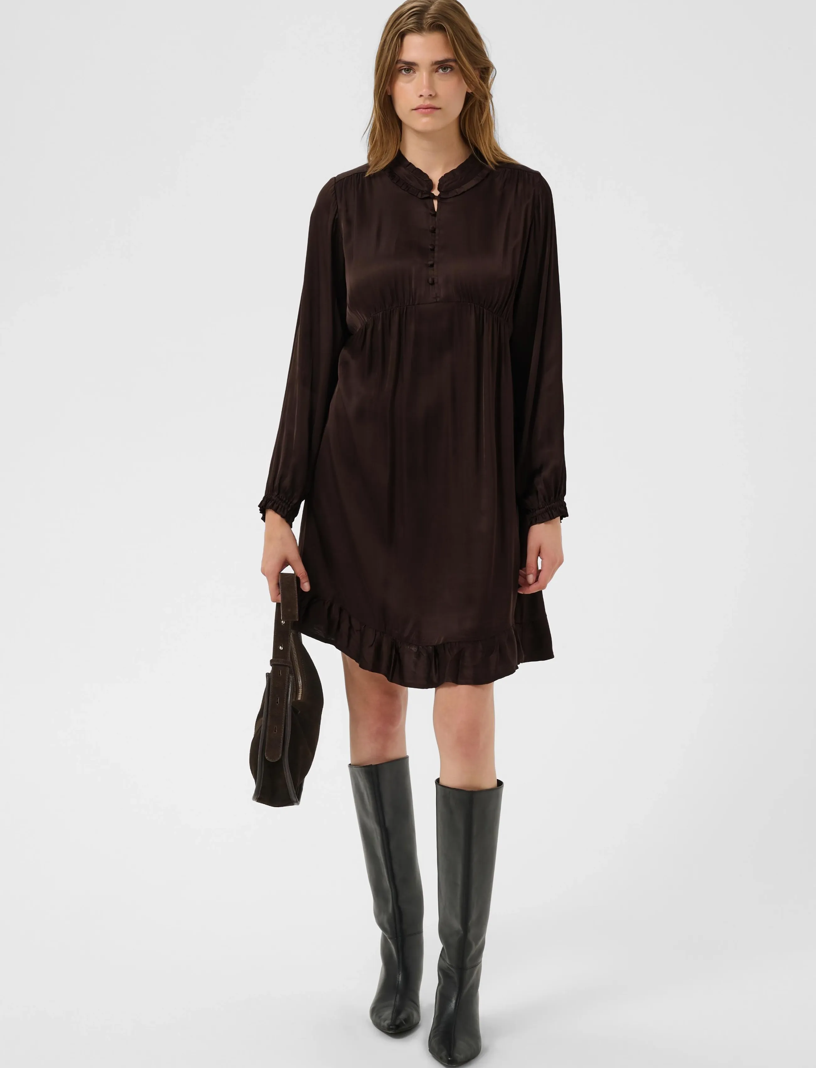 Part Two Caroulinepw Dress, 42, Dresses, Braun - Short Frauen
