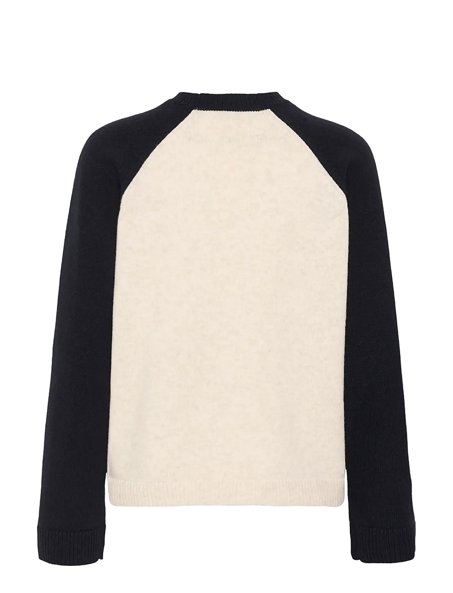 Part Two - CleoPW Pullover - kampsunid - oatmeal/navy colorblock - 2