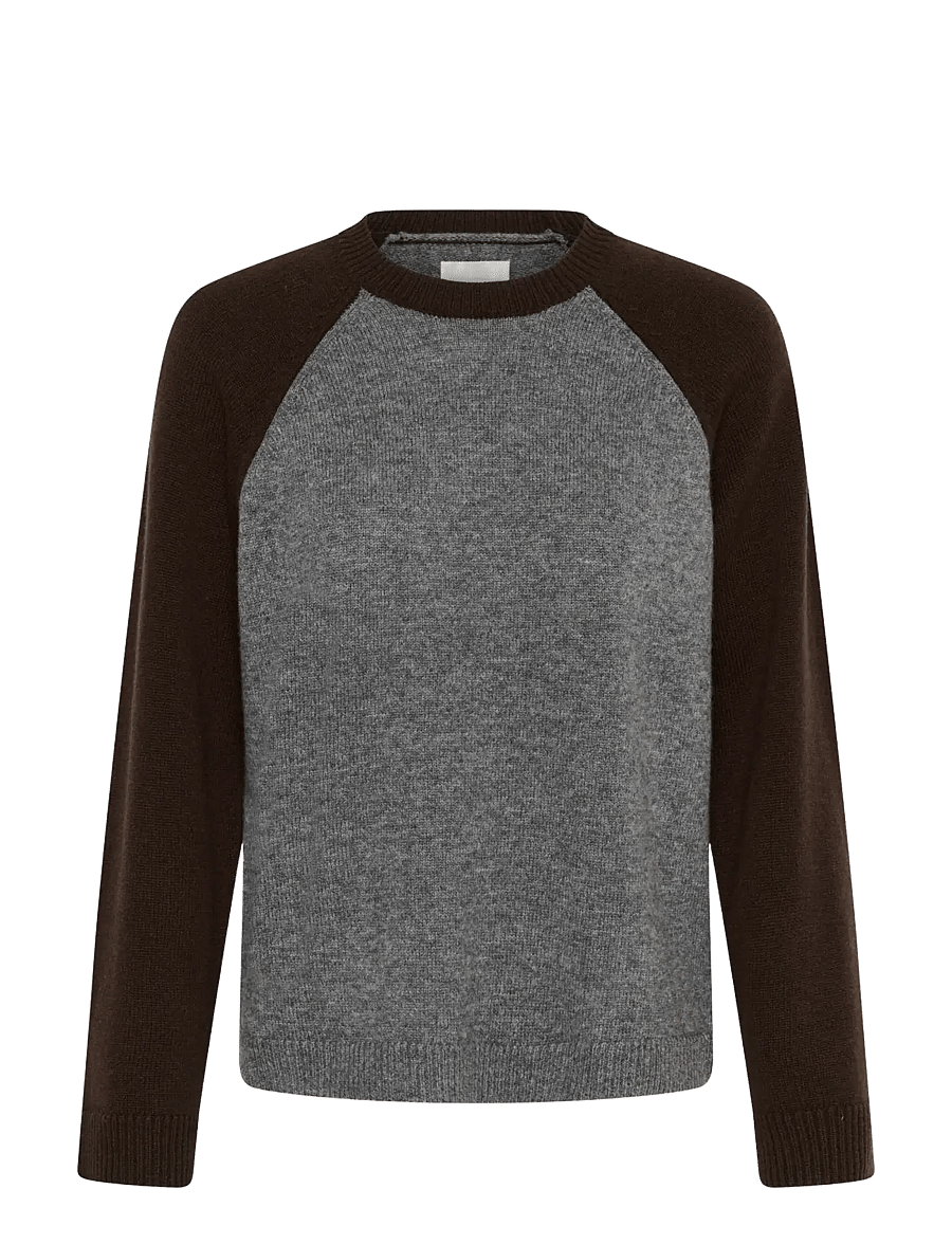 Part Two - CleoPW Pullover - kampsunid - grey/mole colorblock - 1