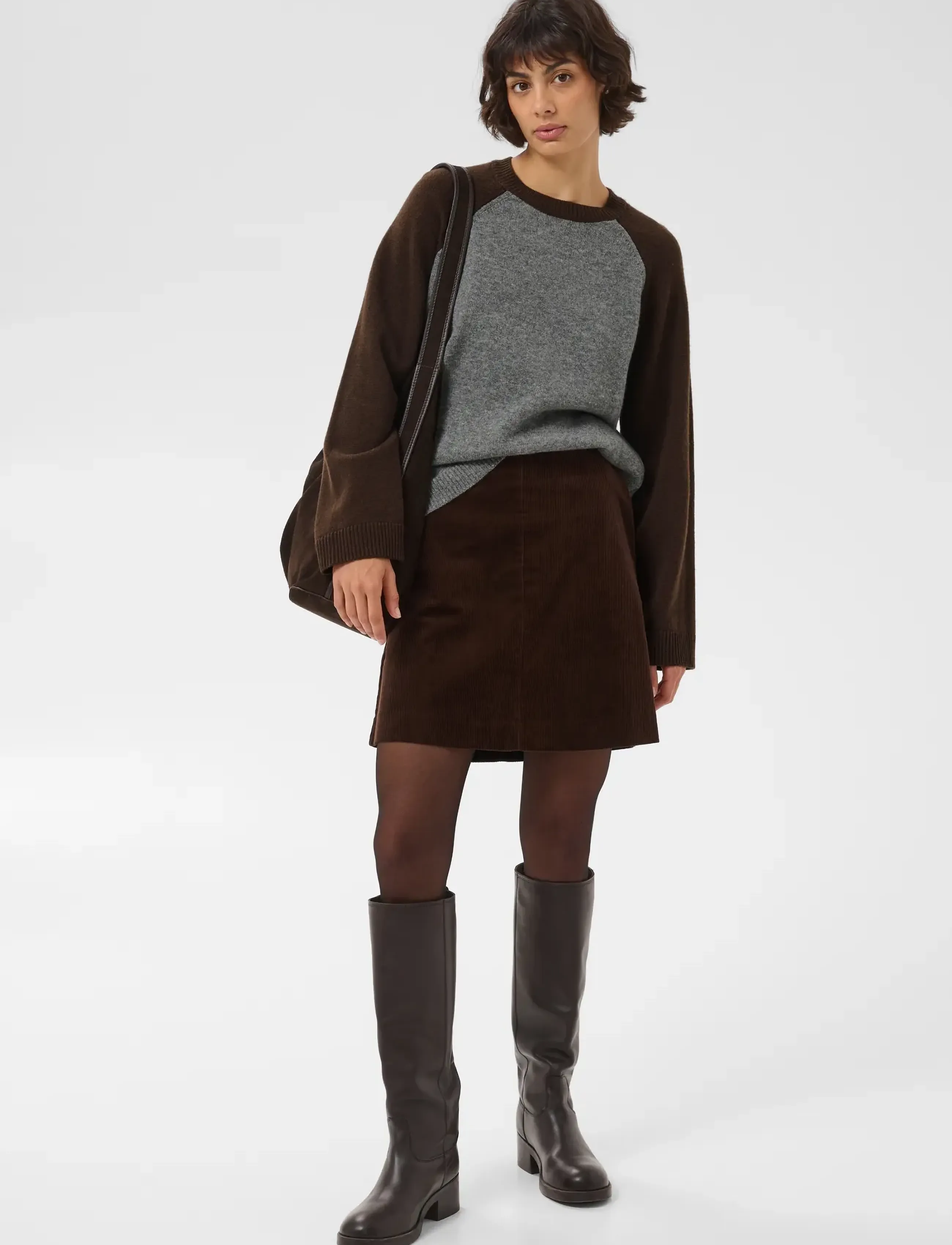 Part Two CleoPW Pullover - Kudumid - GREY/MOLE COLORBLOCK / grey