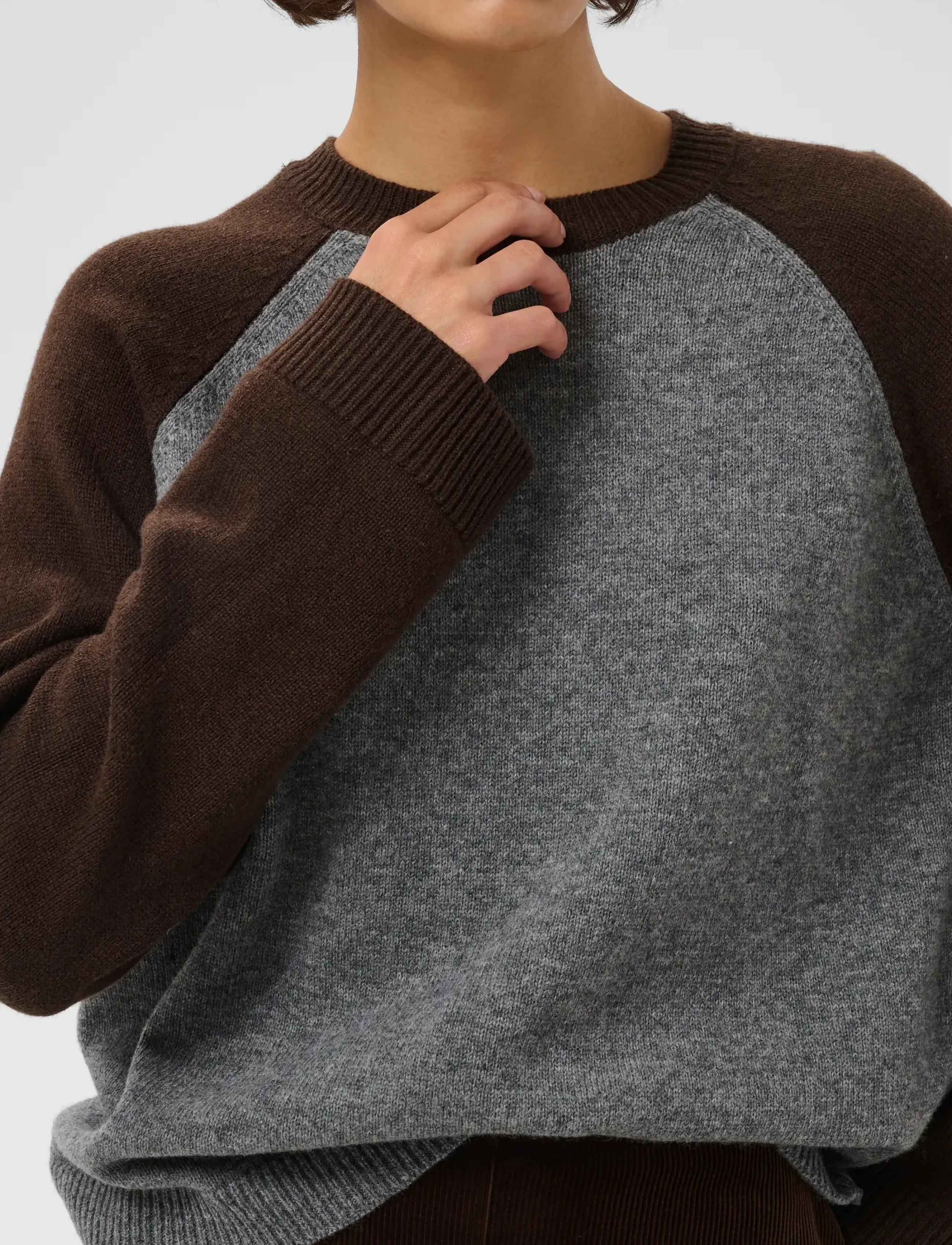 Part Two - CleoPW Pullover - kampsunid - grey/mole colorblock - 4