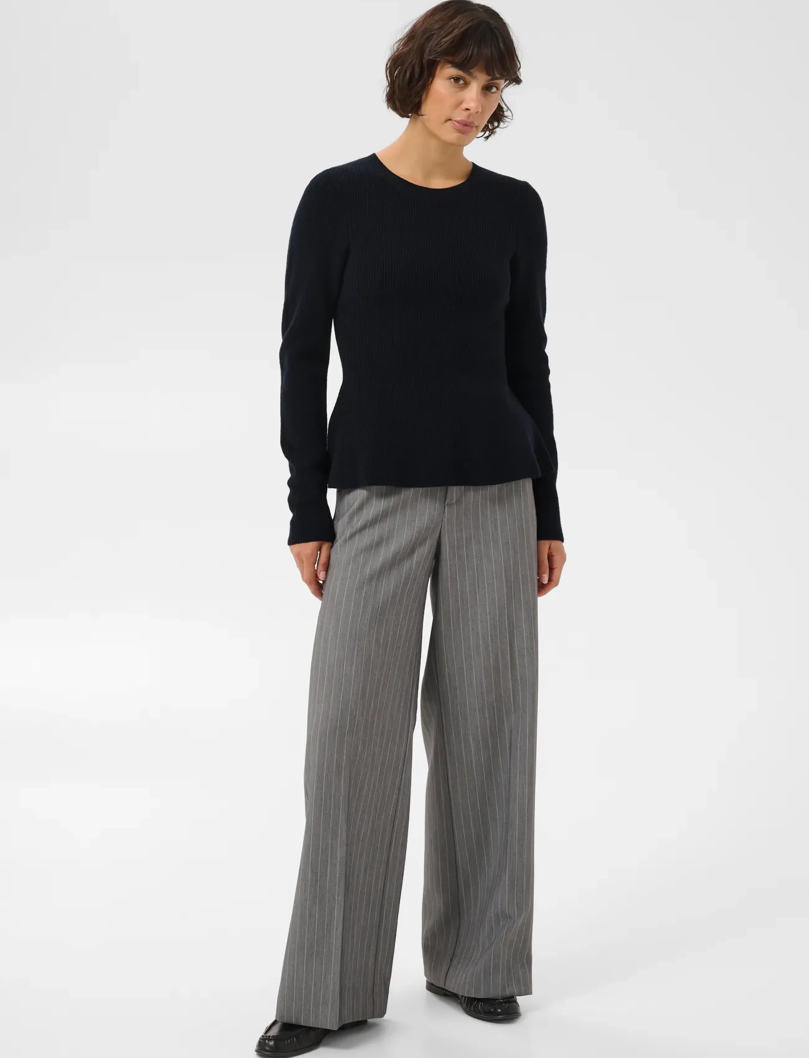 Part Two CarinaPW Pullover - Kudumid - DARK NAVY / navy