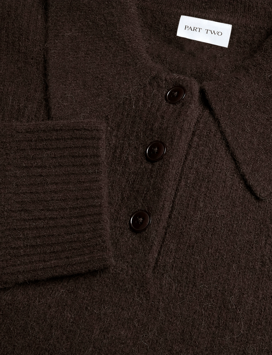 Part Two - CarilinaPW Pullover - striktrøjer - mole' - 2