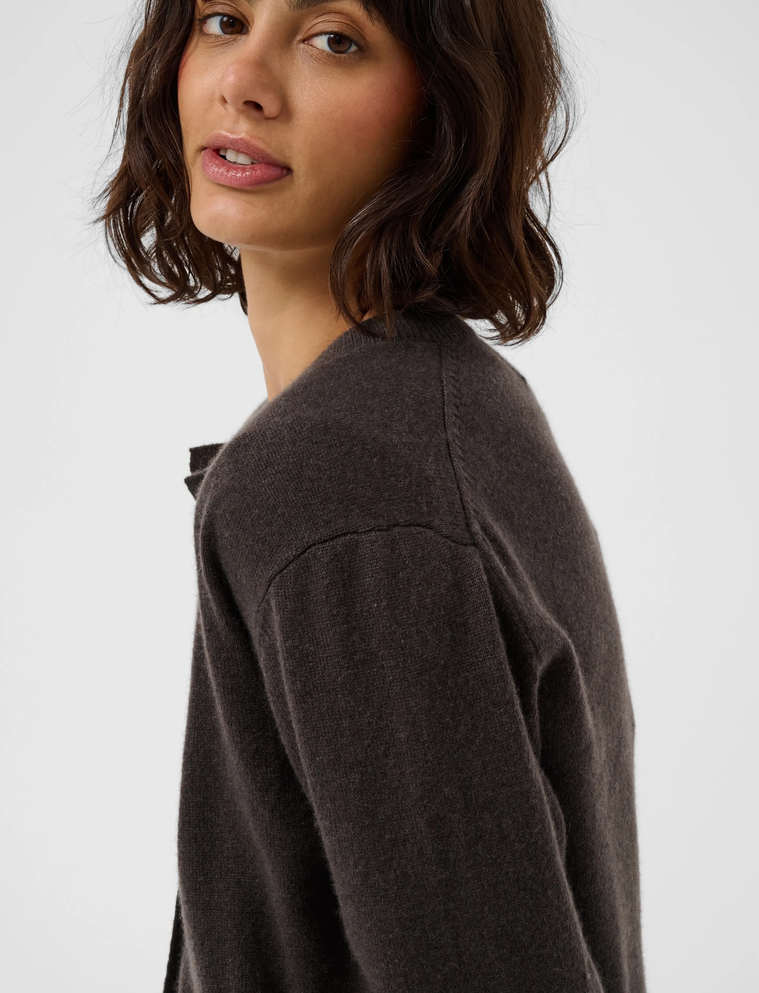 Part Two - CarimiPW Cardigan - kashmir - mole' melange - 4