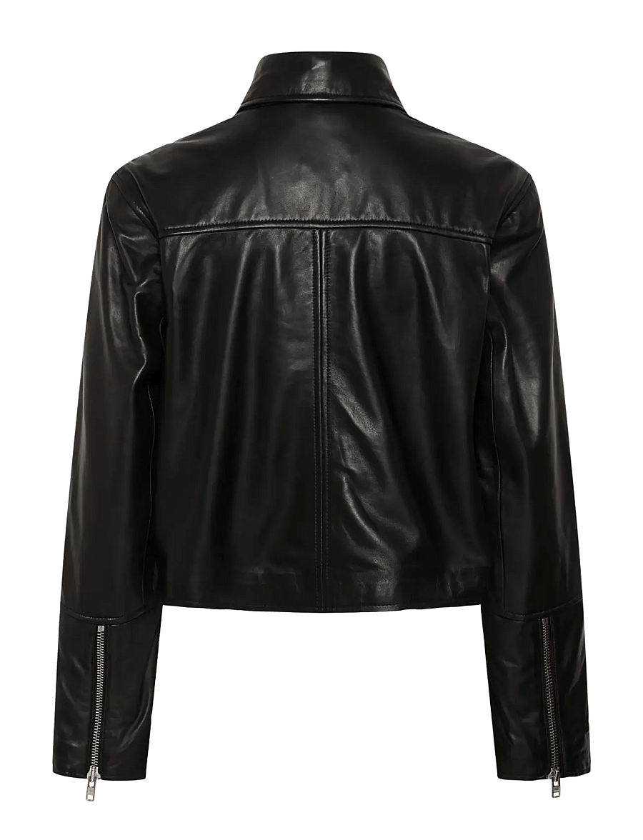 Part Two - CimmiePW Jacket - lederjacken - black - 2