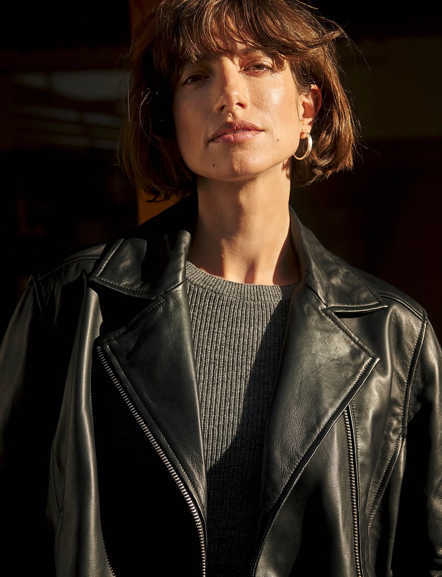 Part Two - CimmiePW Jacket - lederjacken - black - 0