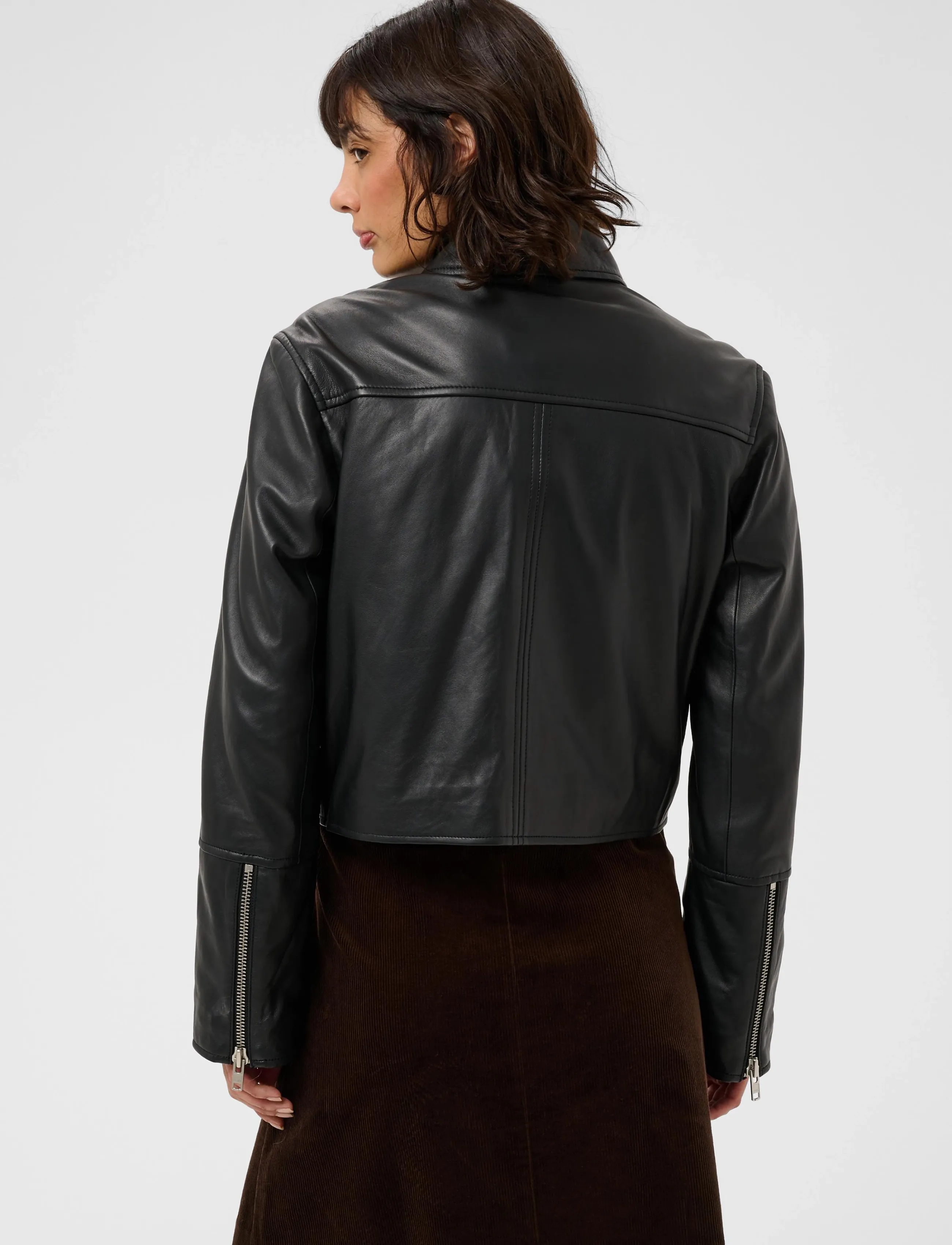 Part Two - CimmiePW Jacket - lederjacken - black - 4