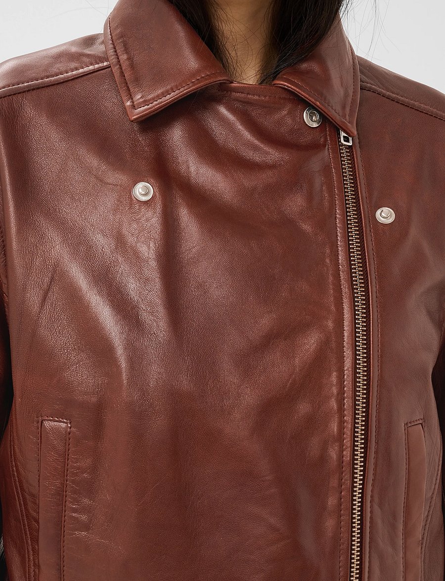Part Two - CimmiePW Jacket - lederjacken - brown out - 4
