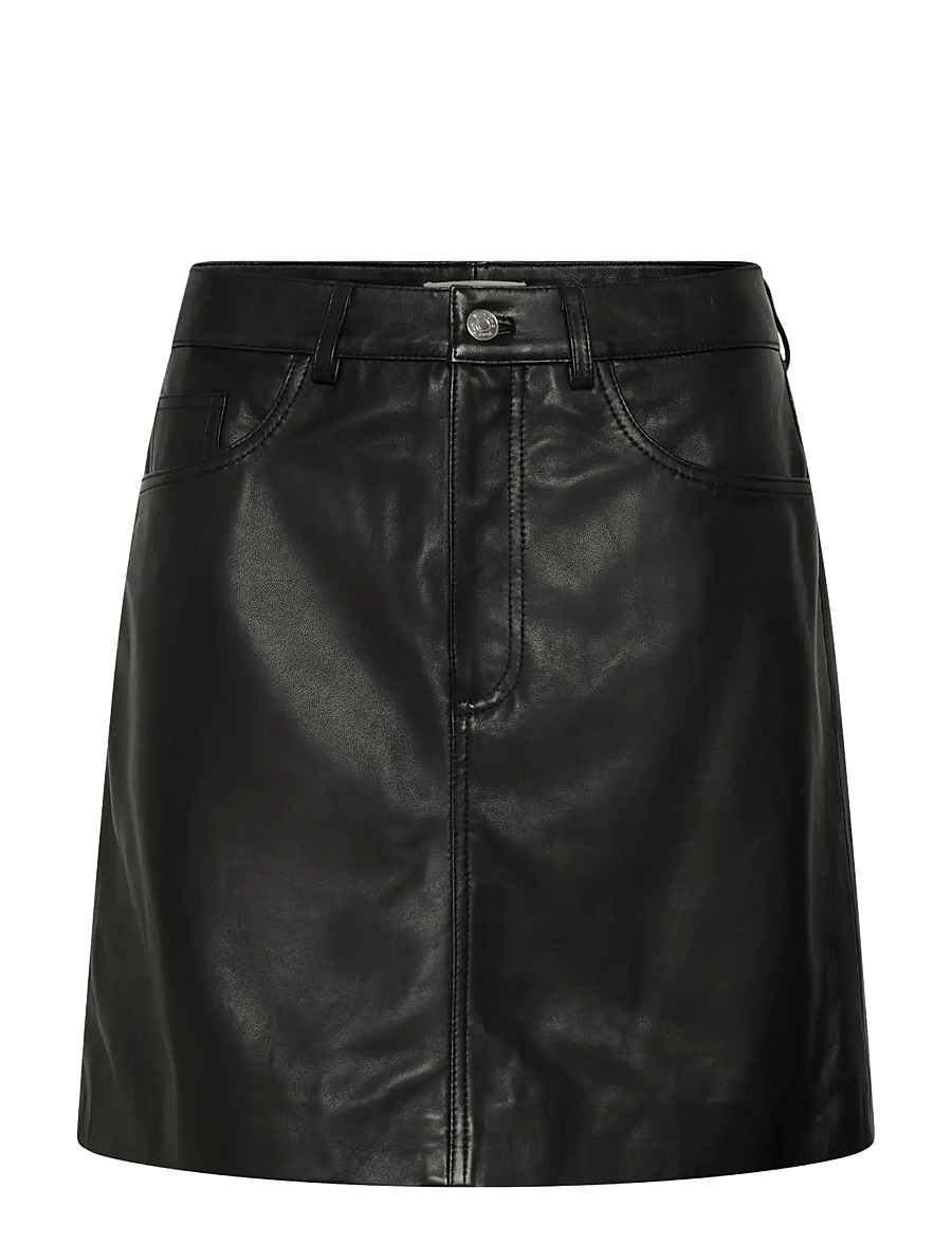 Part Two - CilliePW Skirt - lederröcke - black - 1