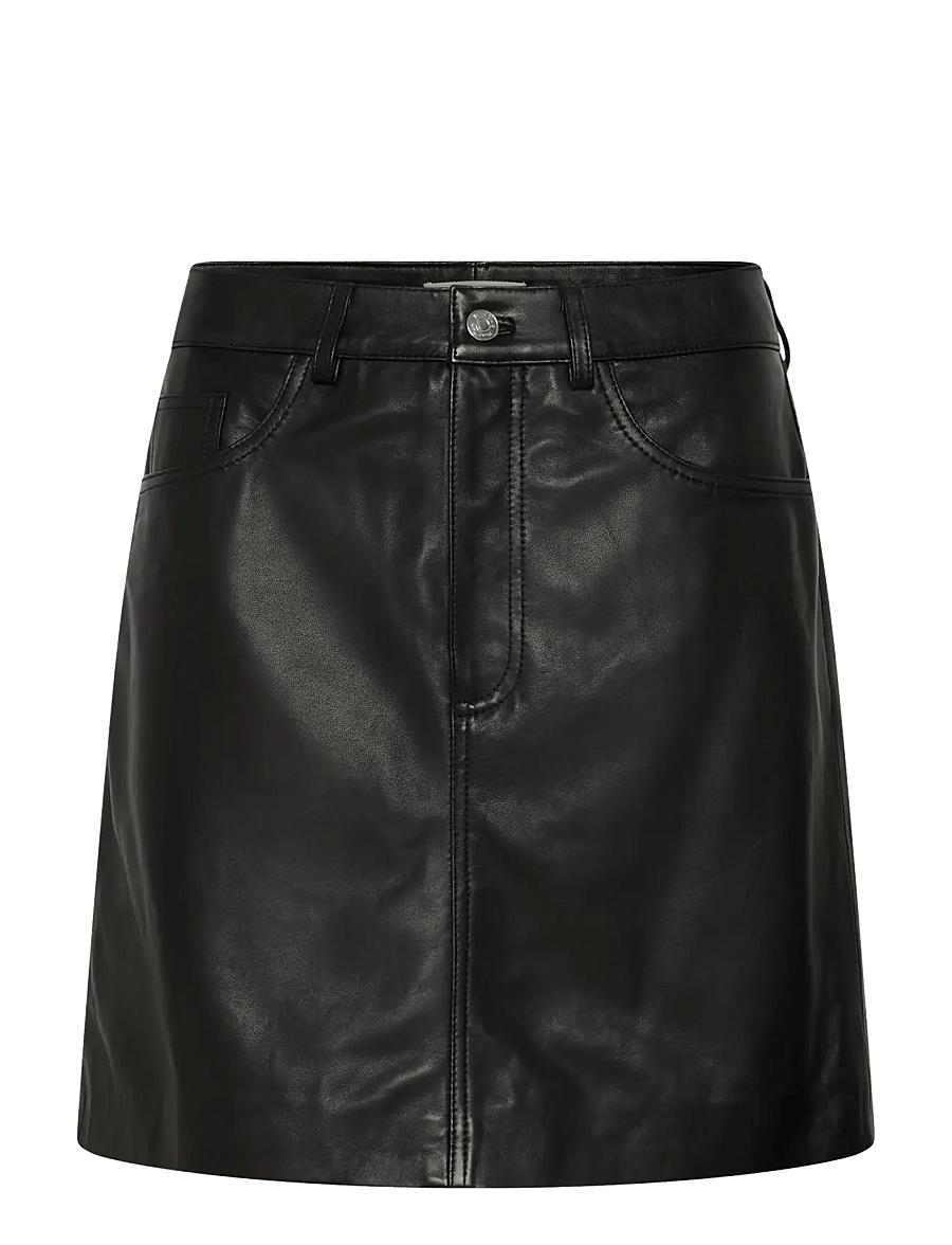 Part Two - CilliePW Skirt - nahkseelikud - black - 1