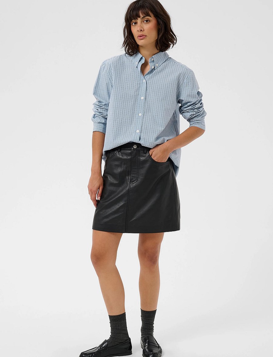 Part Two - CilliePW Skirt - lederröcke - black - 0