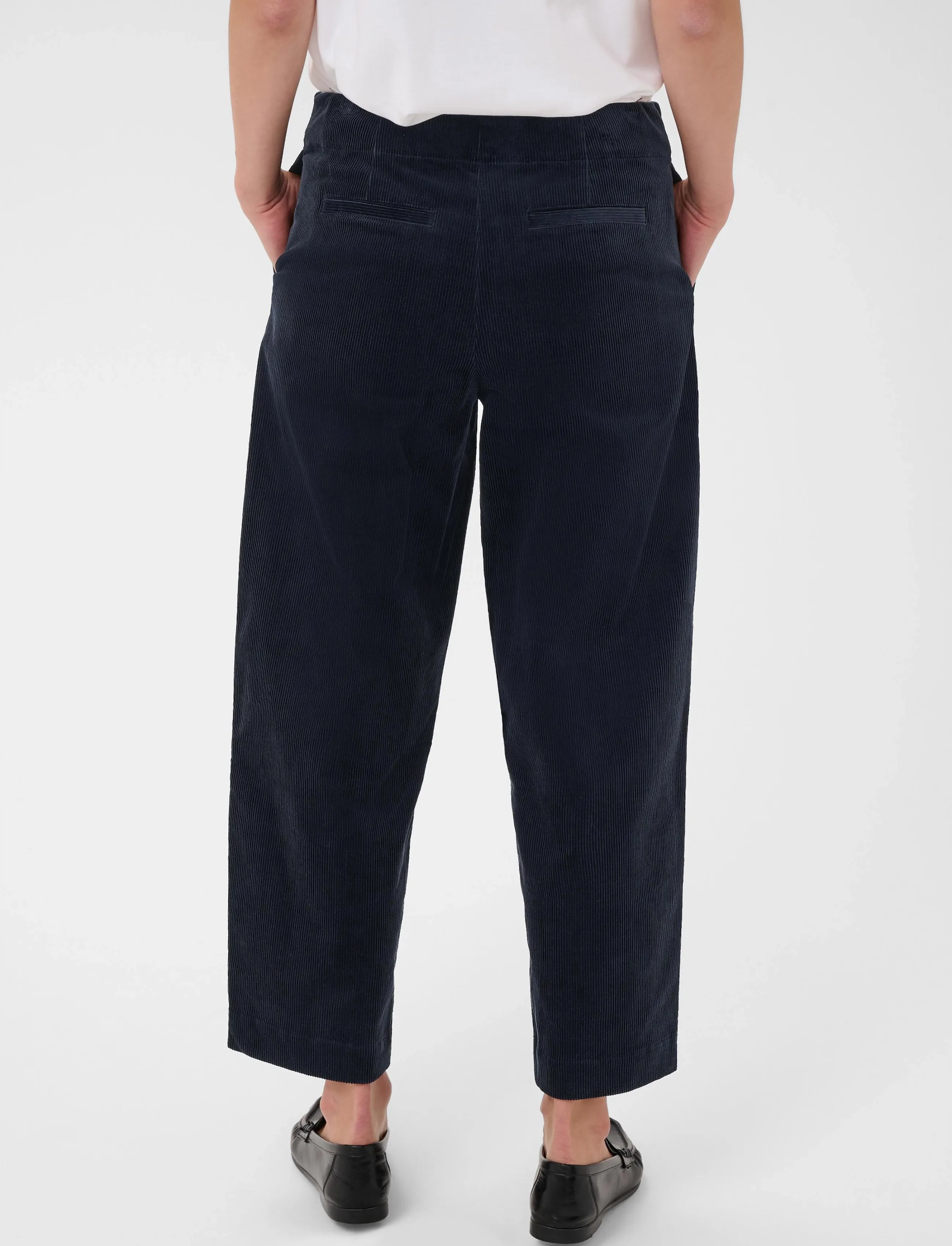 Part Two - NettaPW Pants - laia säärega püksid - dark navy - 3