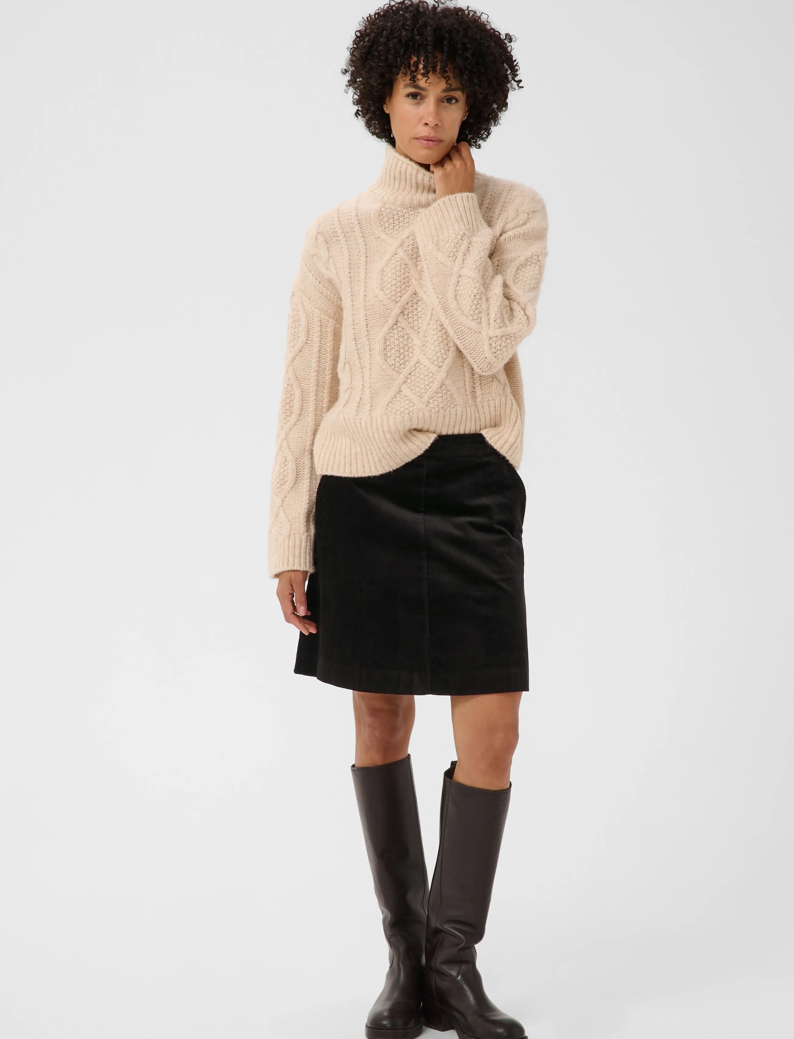 Part Two LingsPW Skirt - Seelikud - BLACK / black