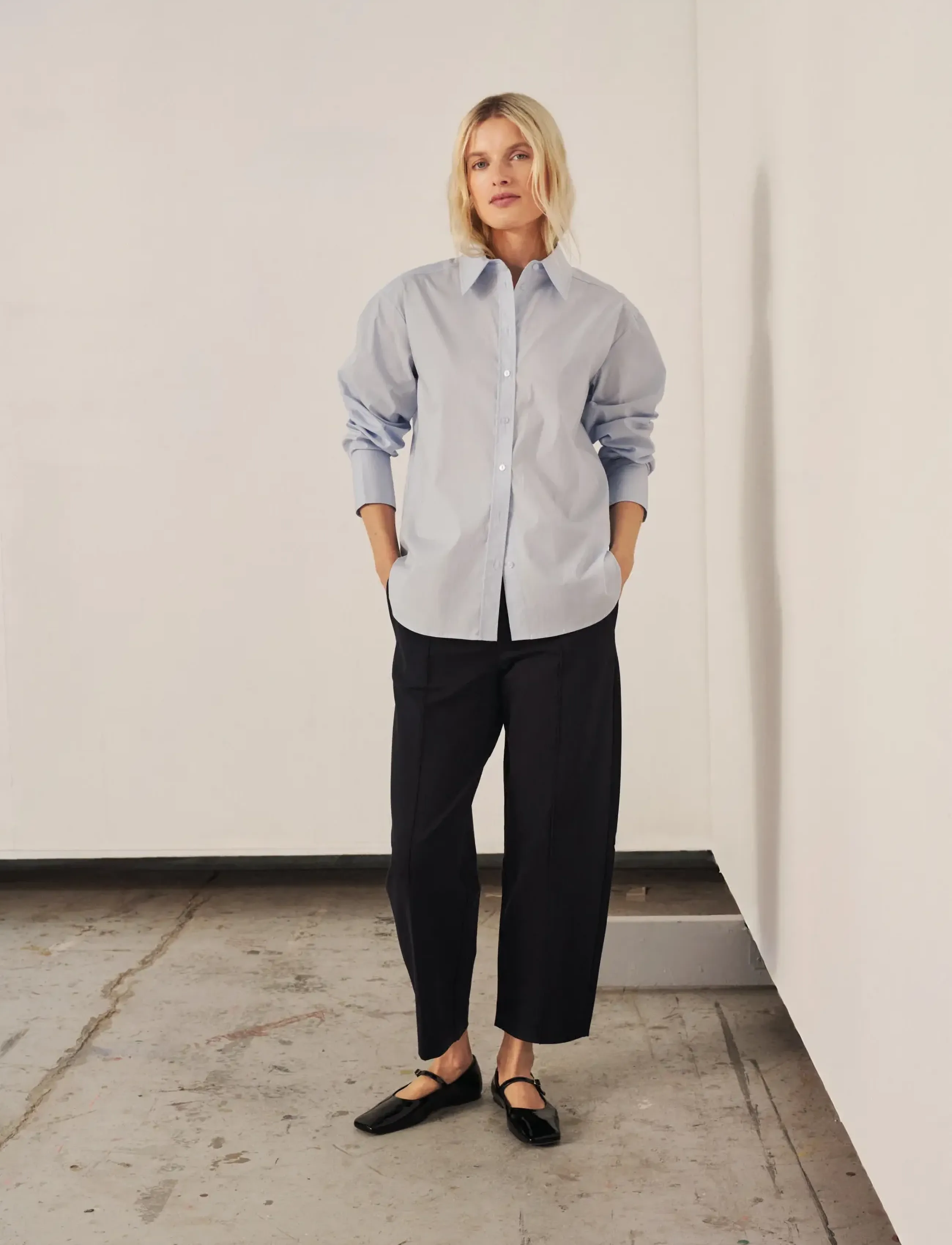 Part Two Colisapw Pa, S, Black, Trousers > Barrel Trousers, Dame