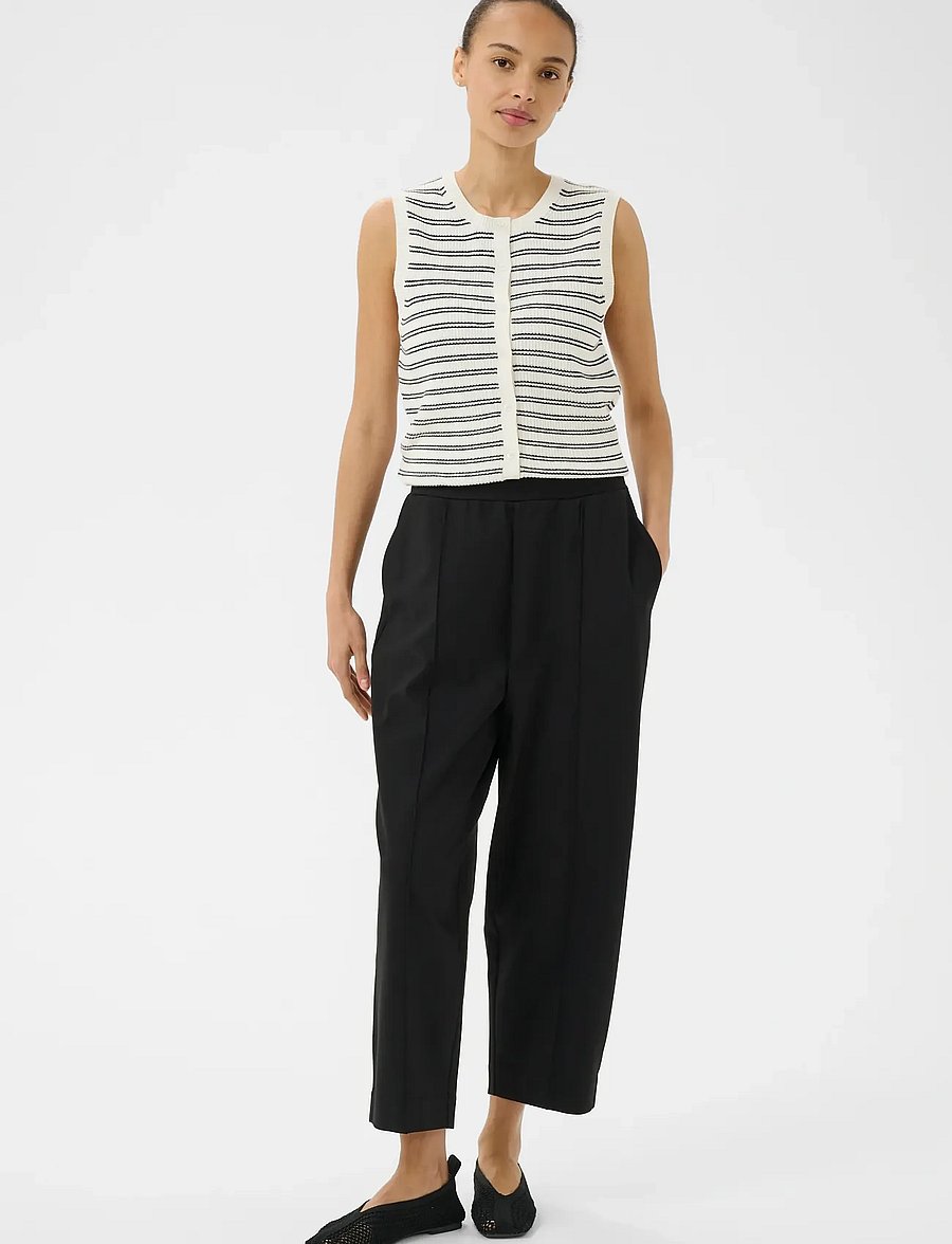 Part Two - ColisaPW PA - barrel trousers - black - 3