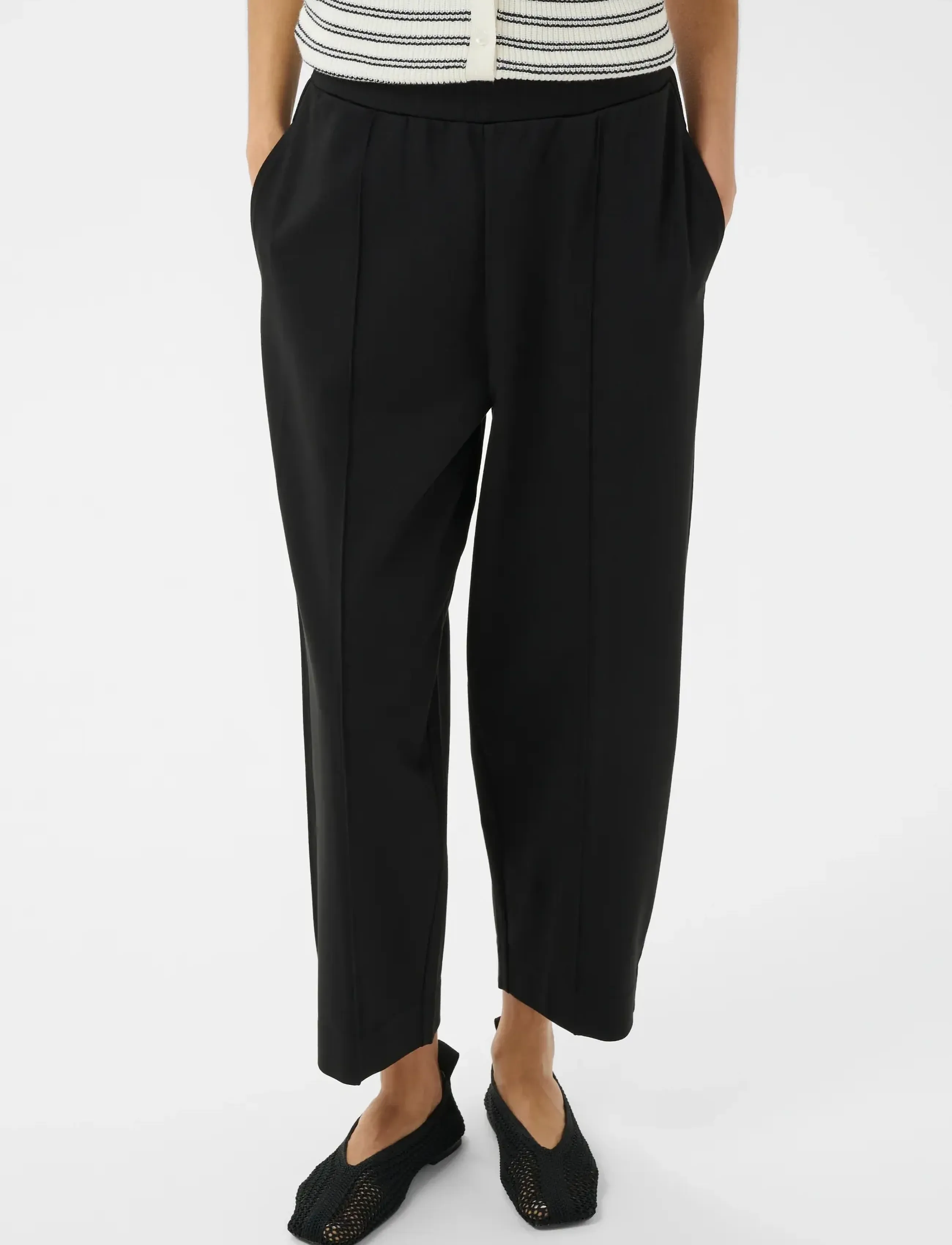 Part Two Colisapw Barrel Jersey Pants kostymbyxor dam – bild 5