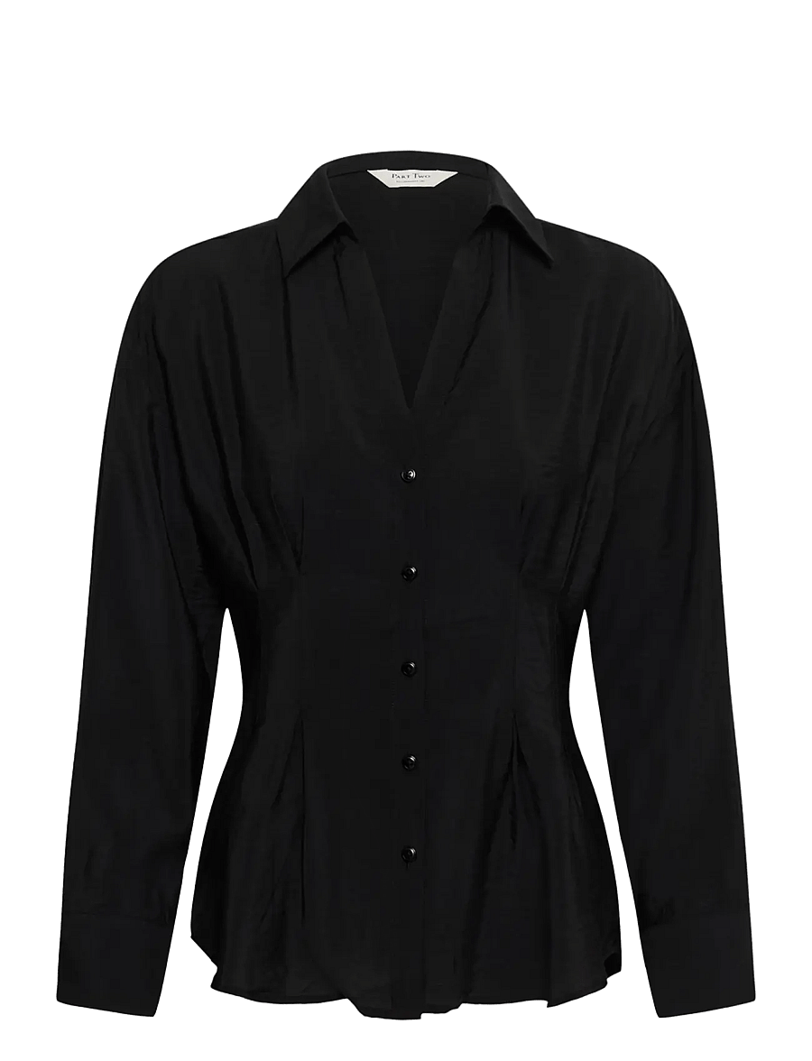 Part Two - ColliePW Shirt - langärmlige hemden - black - 1