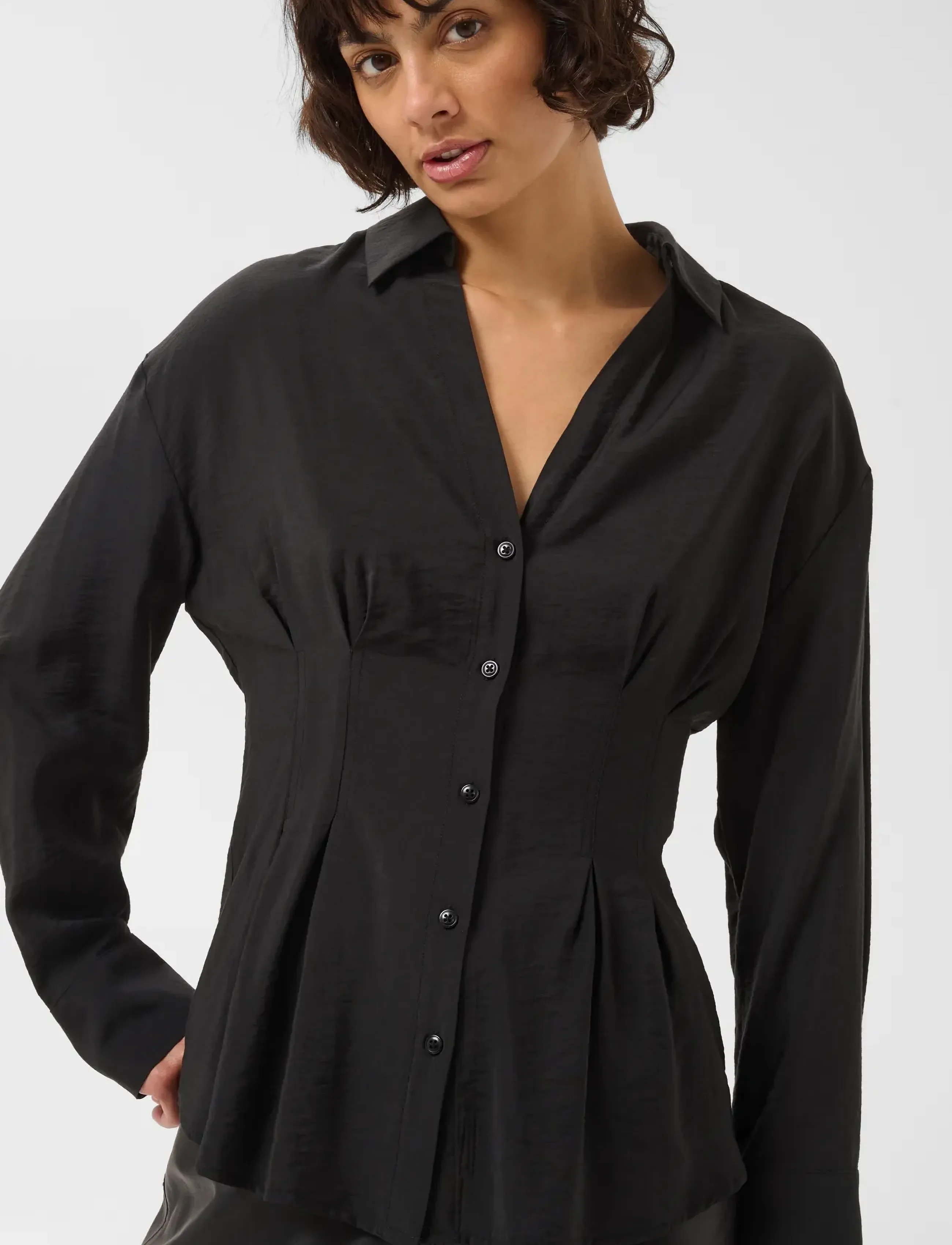 Part Two - ColliePW Shirt - langärmlige hemden - black - 4