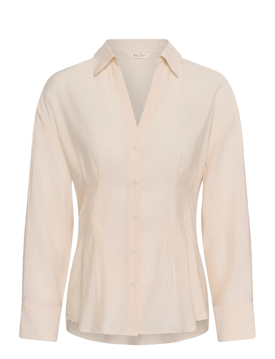 Part Two - ColliePW Shirt - langärmlige hemden - whitecap gray - 1