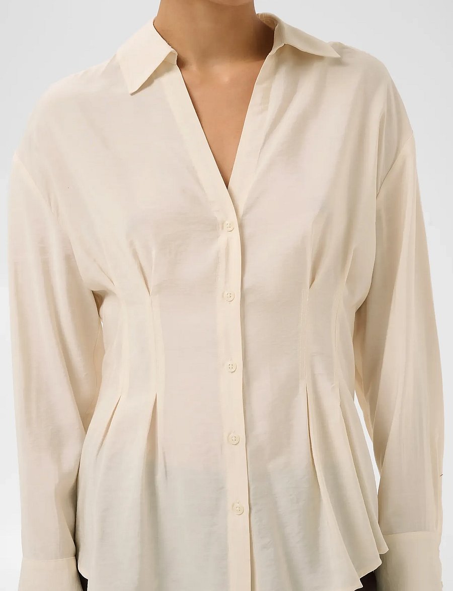 Part Two - ColliePW Shirt - langärmlige hemden - whitecap gray - 4