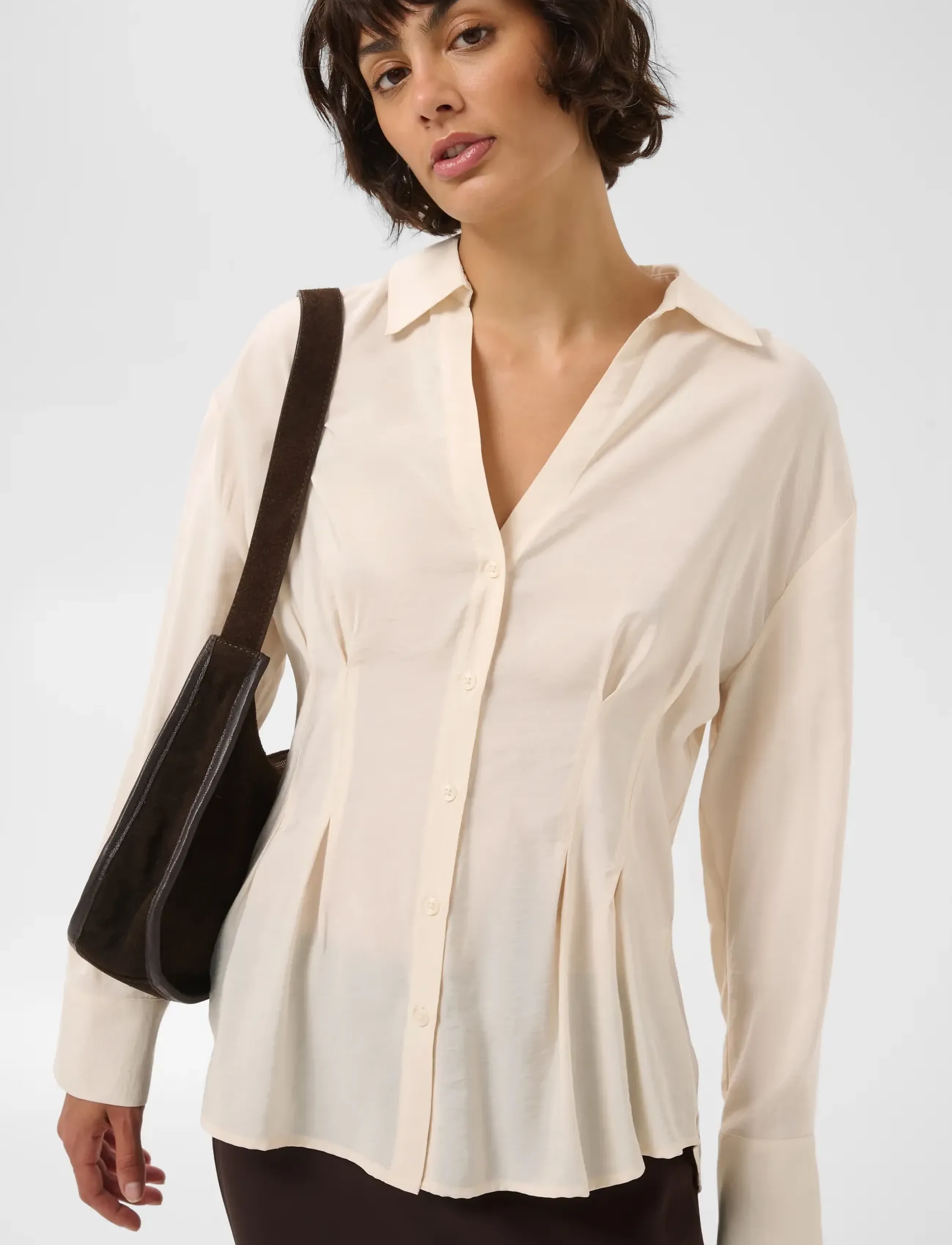 Part Two - ColliePW Shirt - langärmlige hemden - whitecap gray - 5