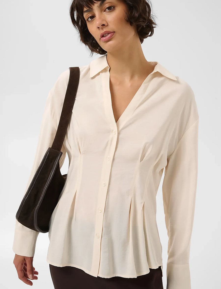 Part Two - ColliePW Shirt - langärmlige hemden - whitecap gray - 5