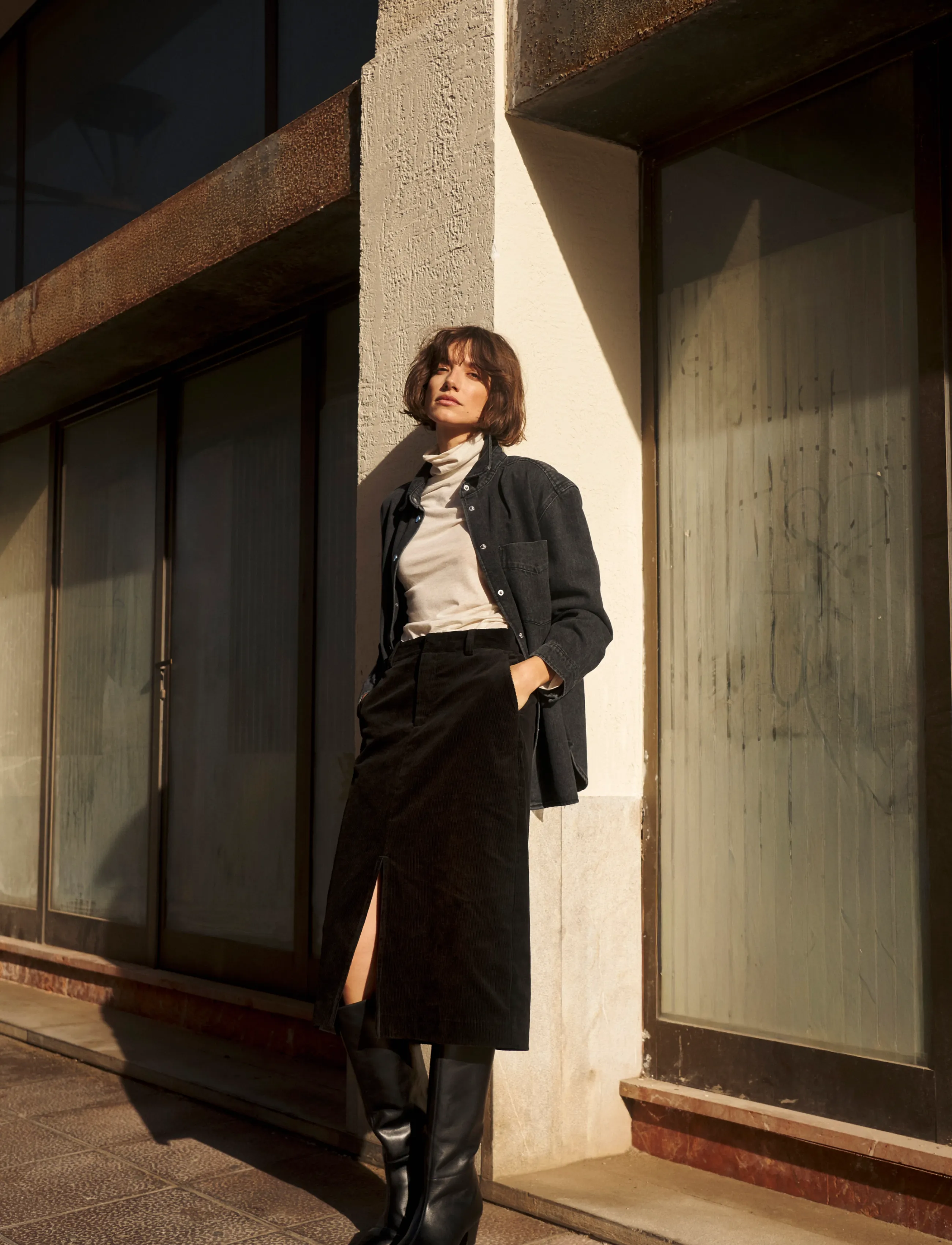 Part Two SofijaPW Skirt - Seelikud - BLACK / black