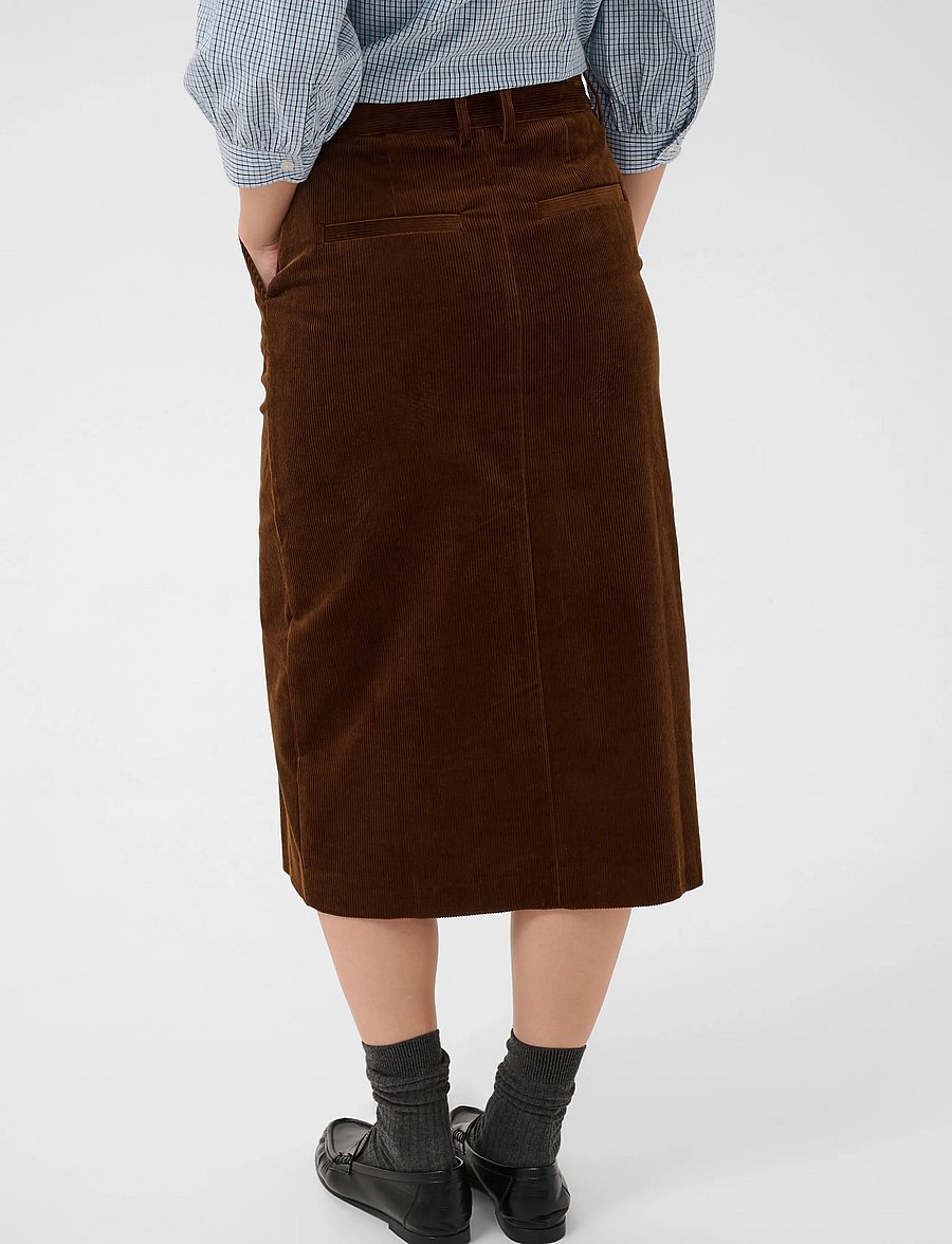 Part Two - SofijaPW Skirt - midi nederdele - downtown brown - 3