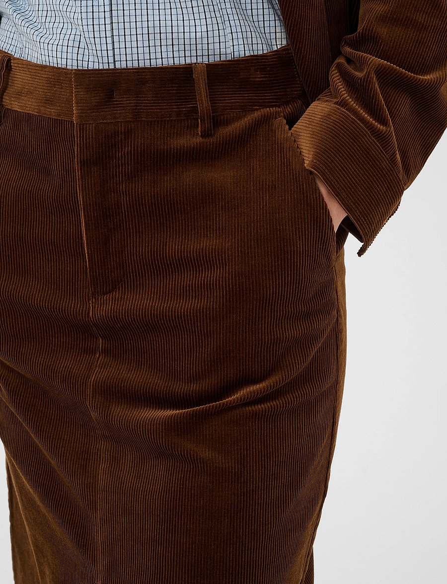 Part Two - SofijaPW Skirt - midi nederdele - downtown brown - 4