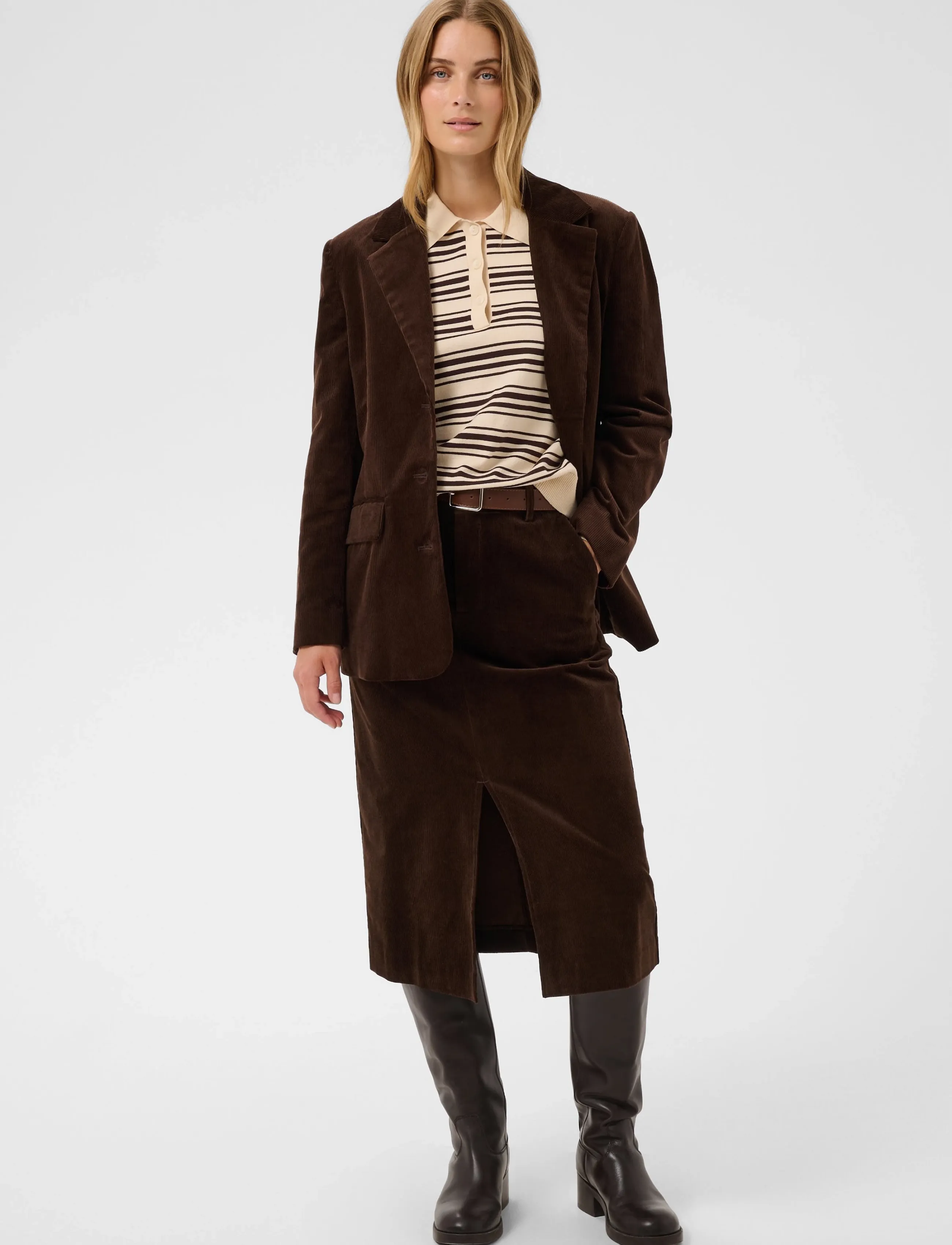 Part Two SofijaPW Skirt - Seelikud - MOLE' / brown