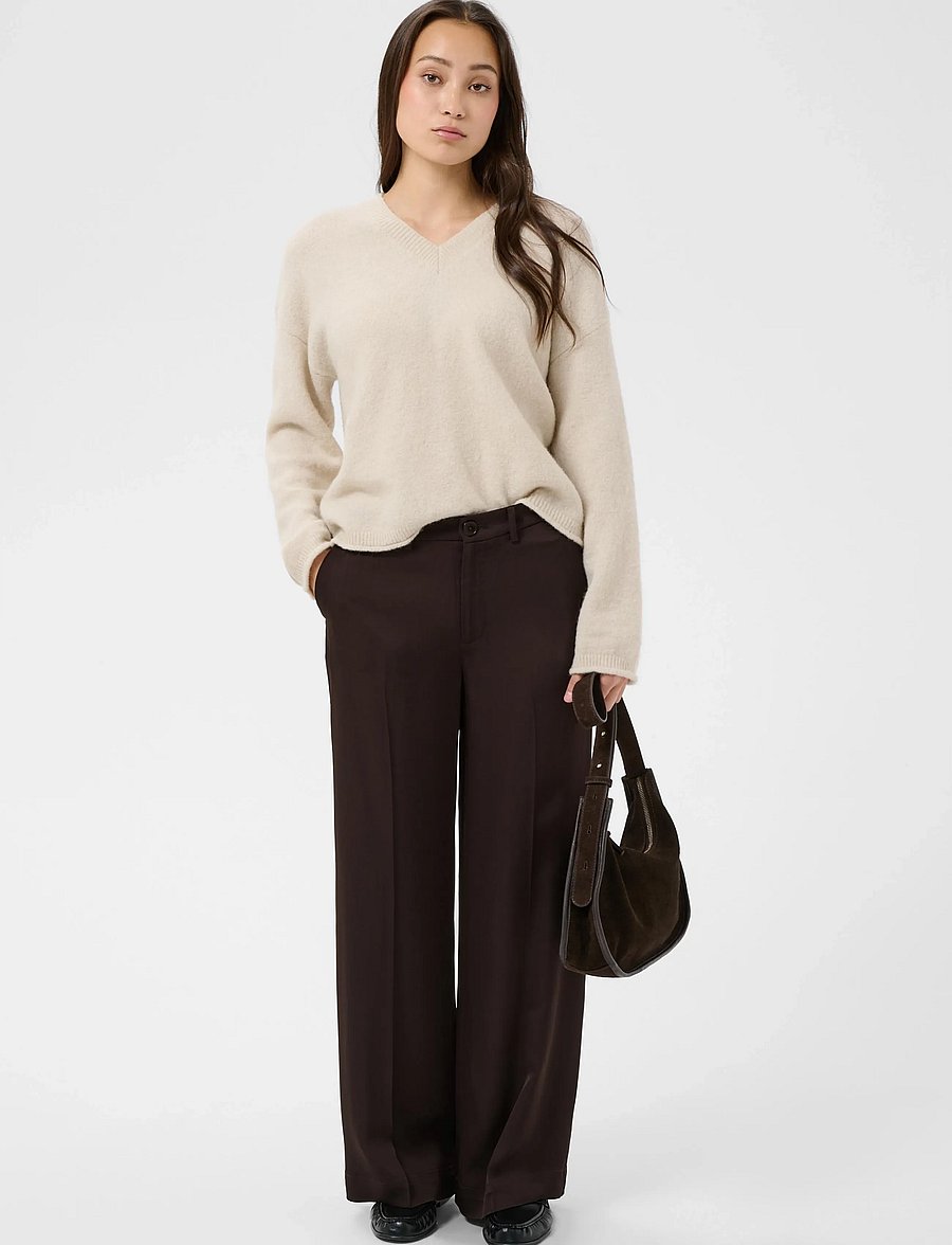 Part Two - NinnesasPW Pants - hosen mit weitem bein - mole' - 3